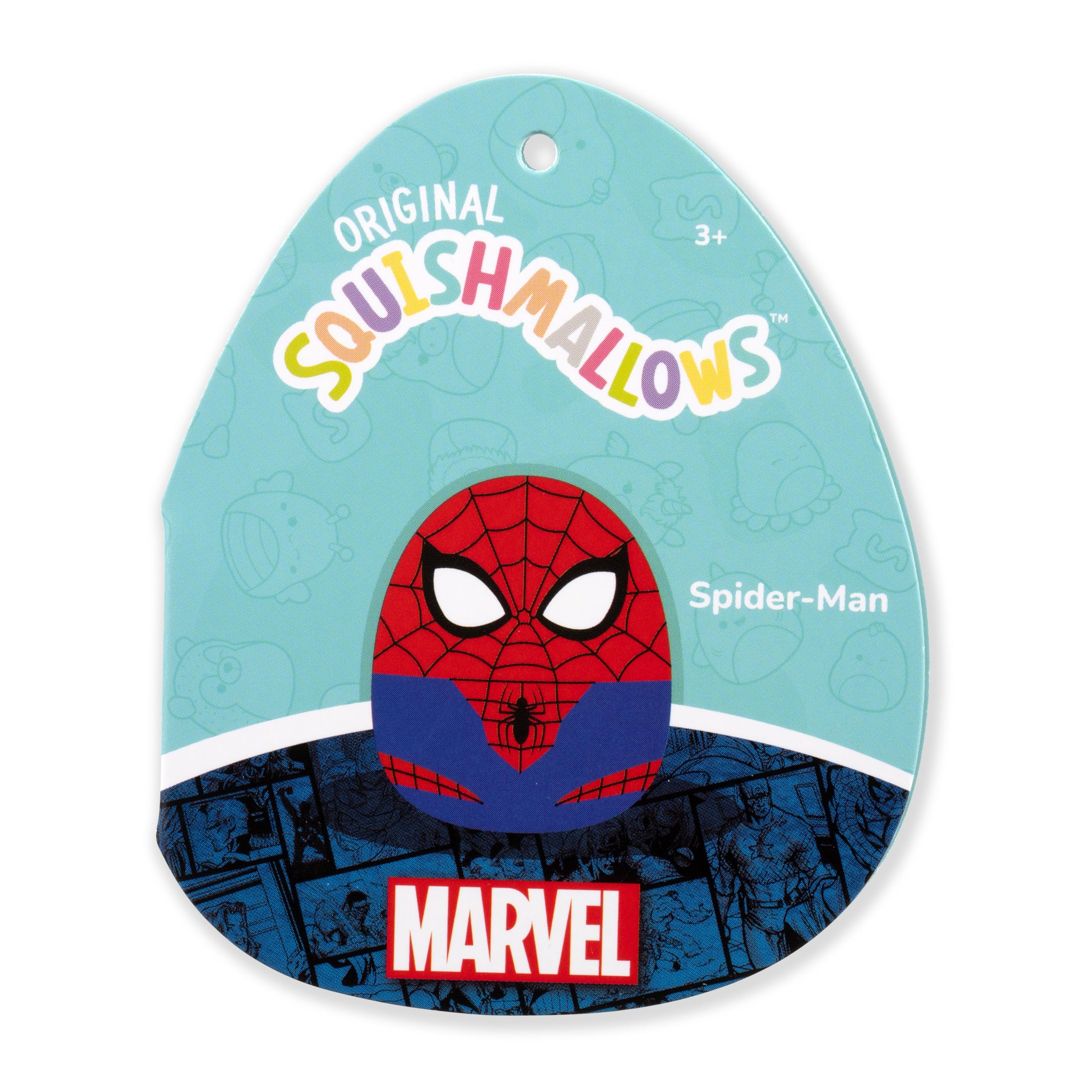 Squishmallows Spider-Man 8-Inch Plush - Marvel Licensed | Soft Polyester | Unisex Children 5