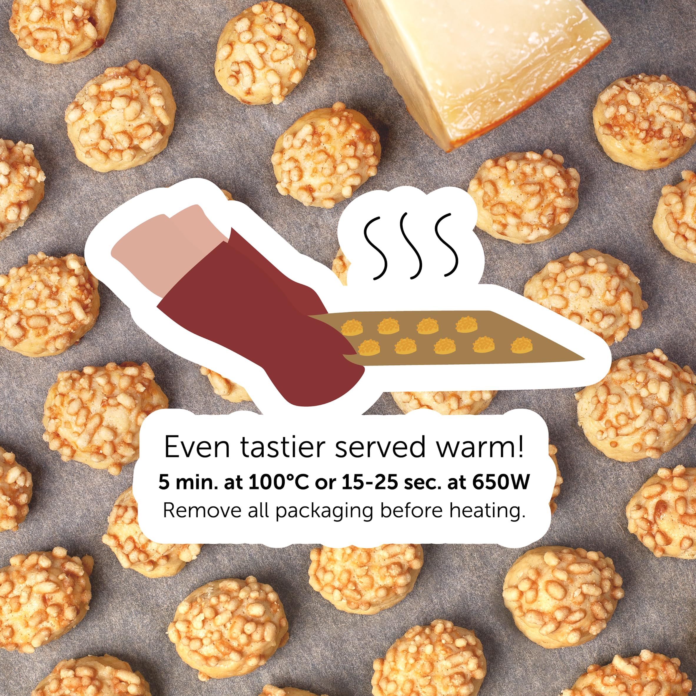 Buiteman Gouda Savoury Biscuit - Crisp Crumble Texture | 75g Pack 5