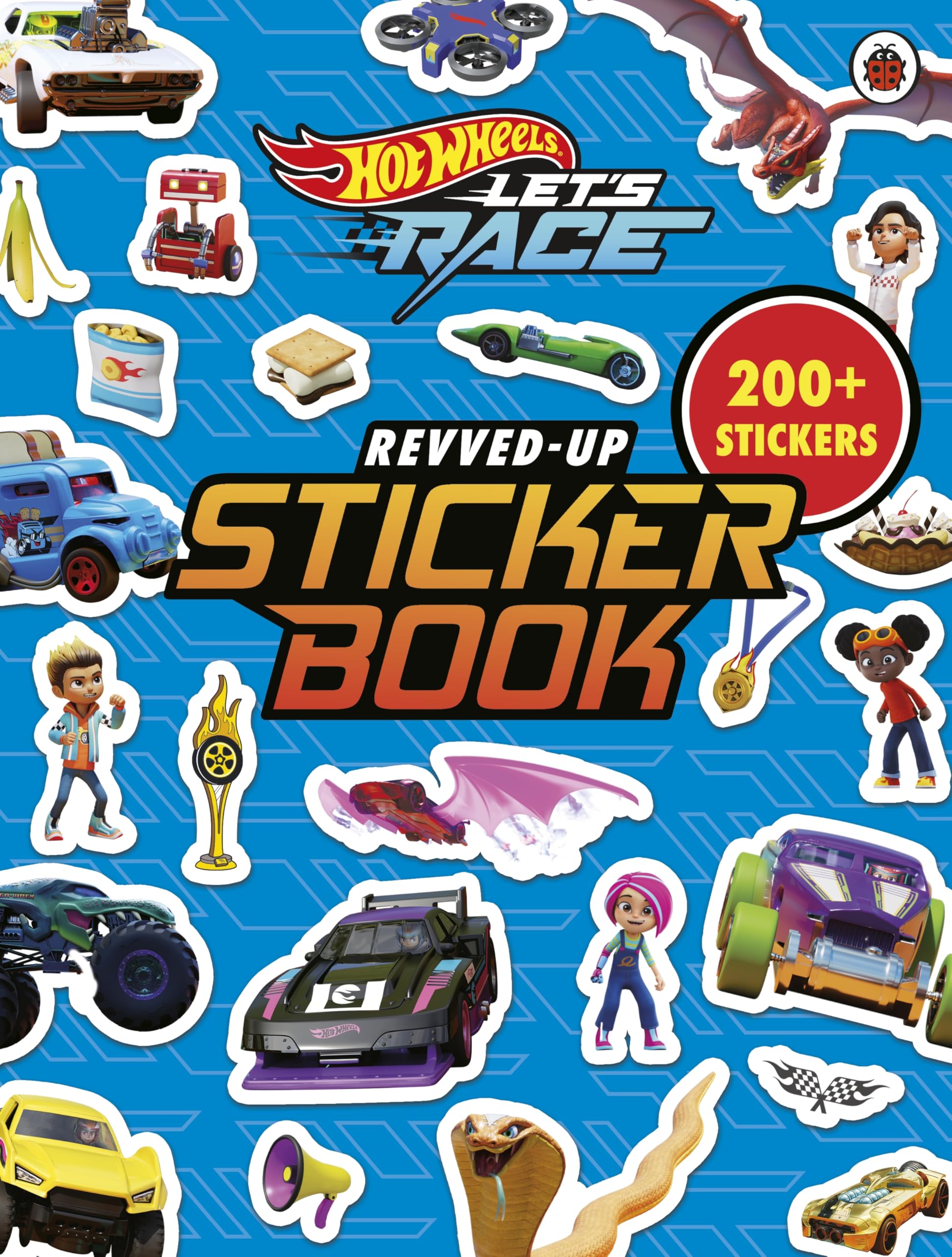Hot Wheels: Let’s Race: Revved Up Sticker Book - Sticker Book for Ages 3-7 | 32 Pages | English 1