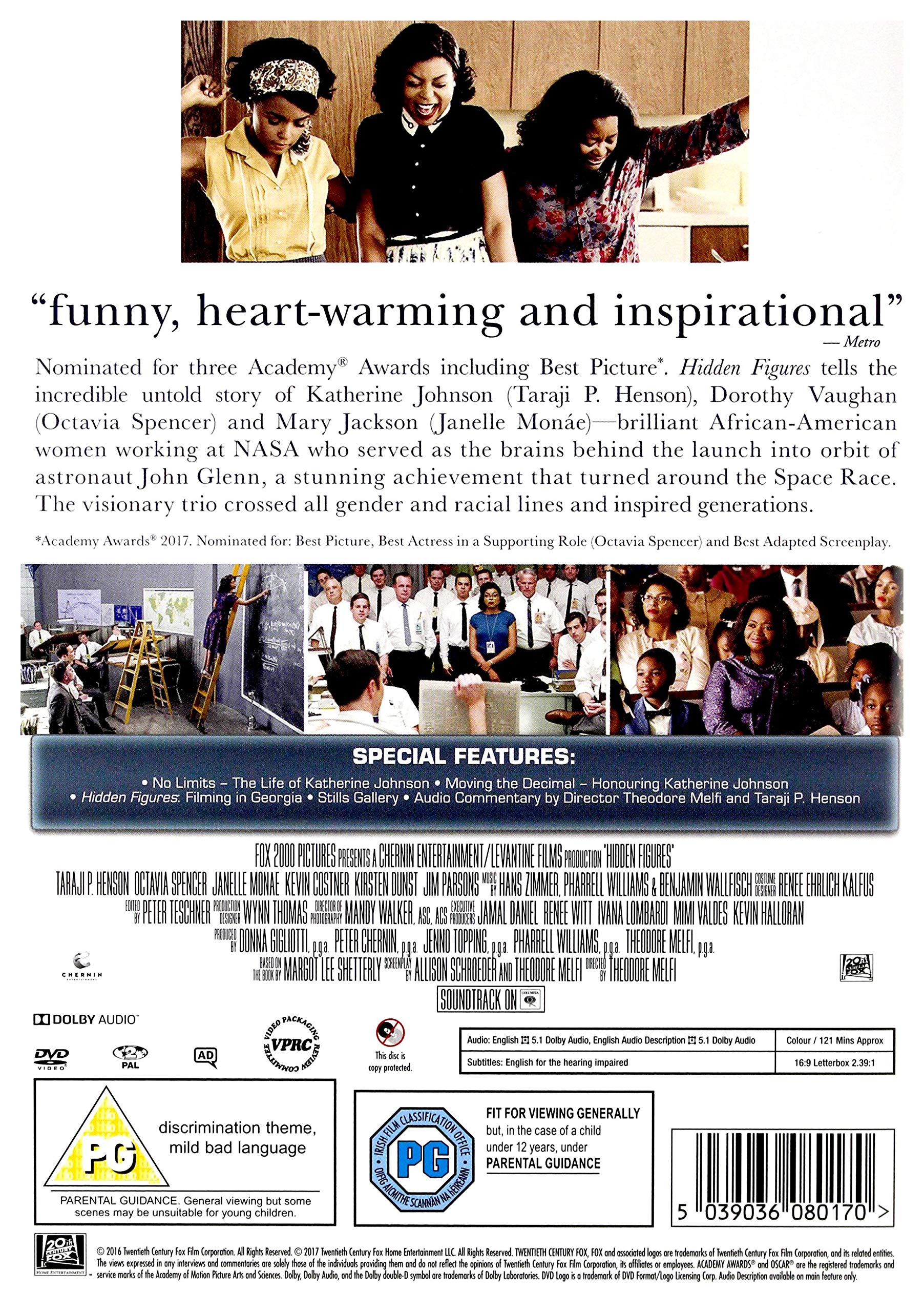 Hidden Figures [DVD] 2