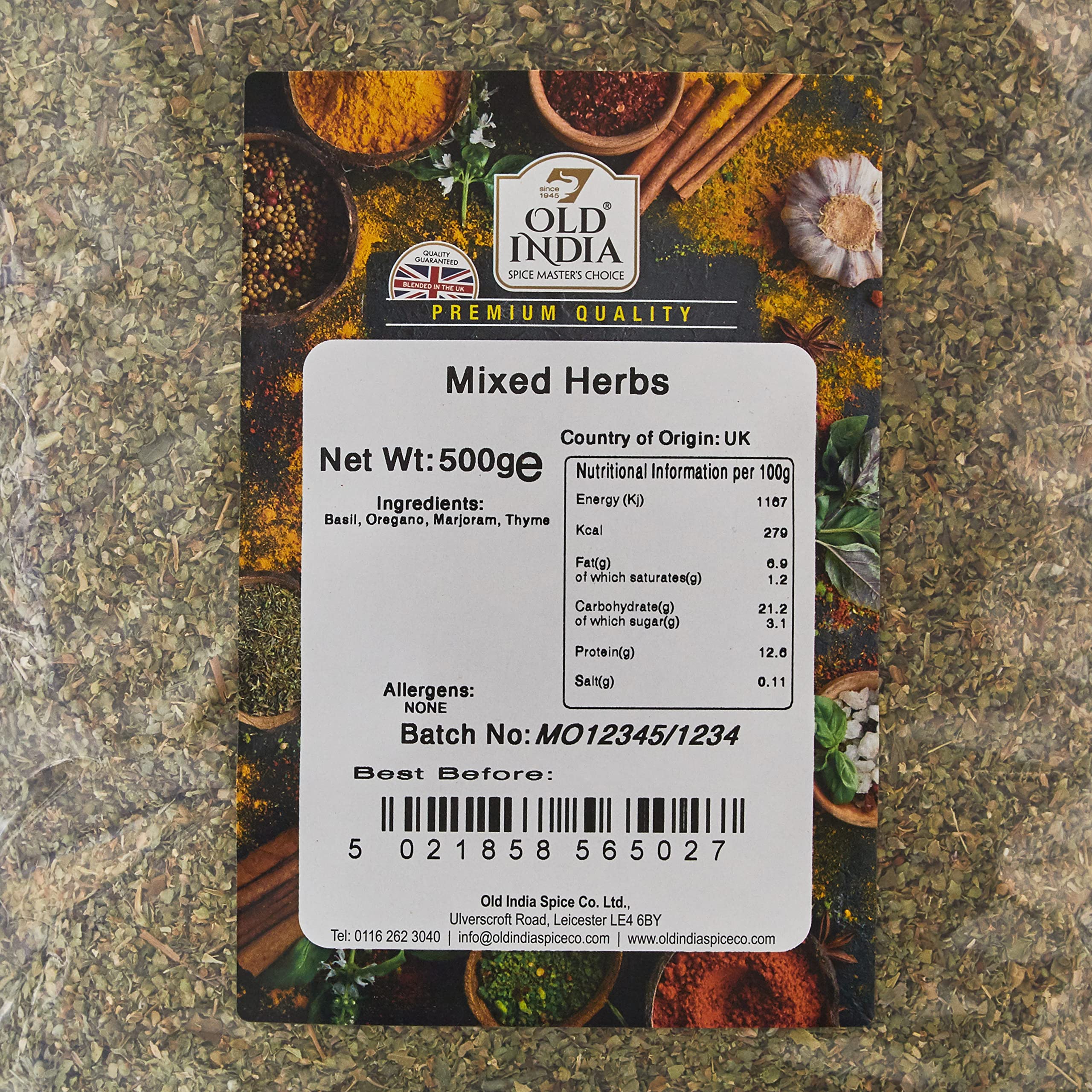 Old India Mixed Herbs - 100% Natural, Additive-Free | 500g 2