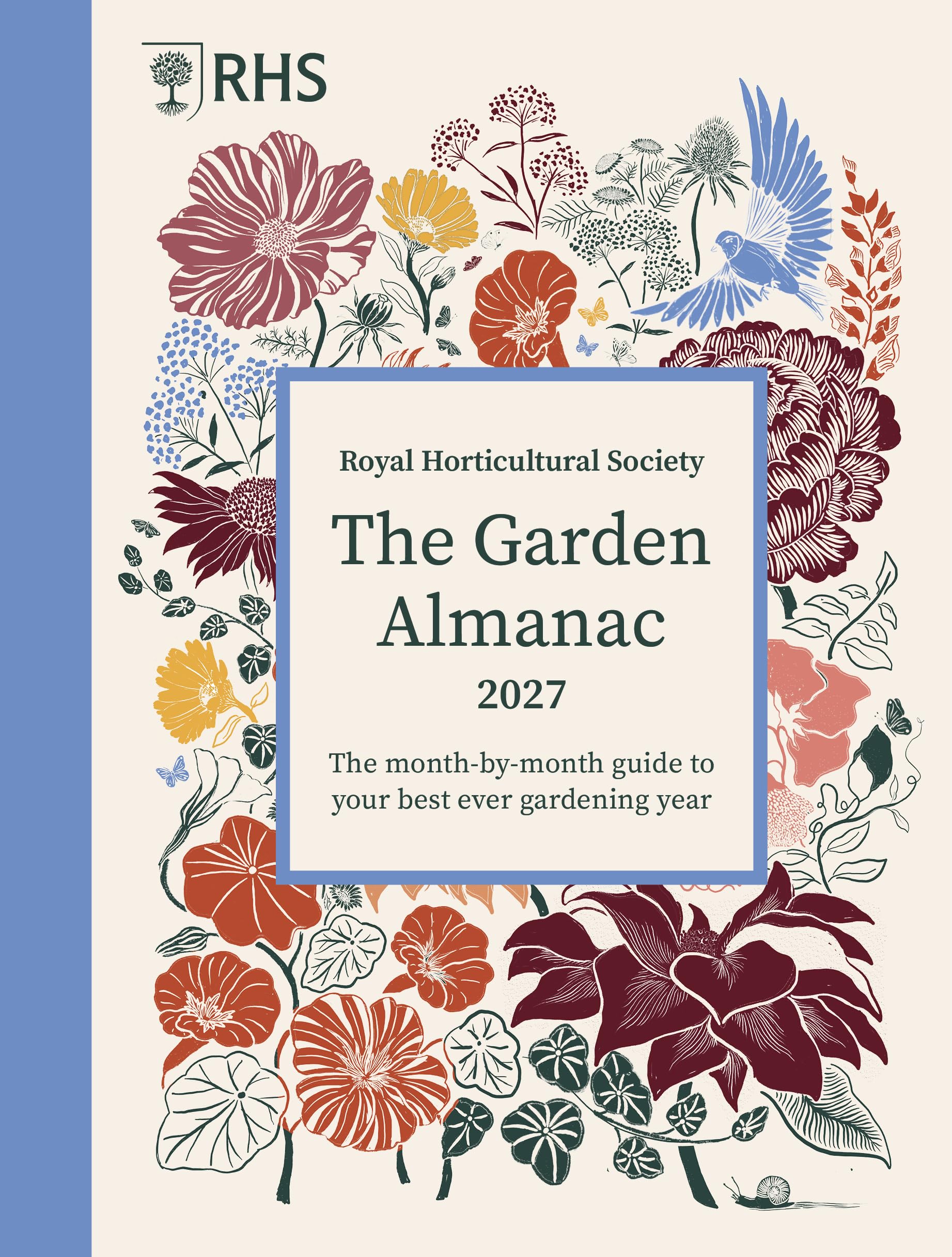 Royal Horticultural Society The Garden Almanac 2027 - Month-by-Month Wildlife Gardening Guide | Hardcover 1