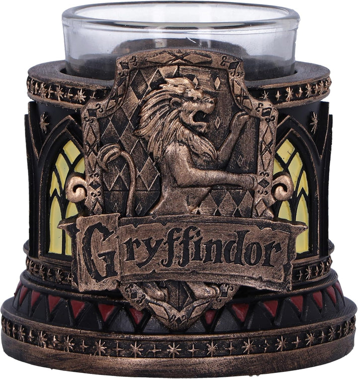 Nemesis Now Harry Potter Gryffindor Tea Light Holder 7.5cm, Resin, Bronze, Offic