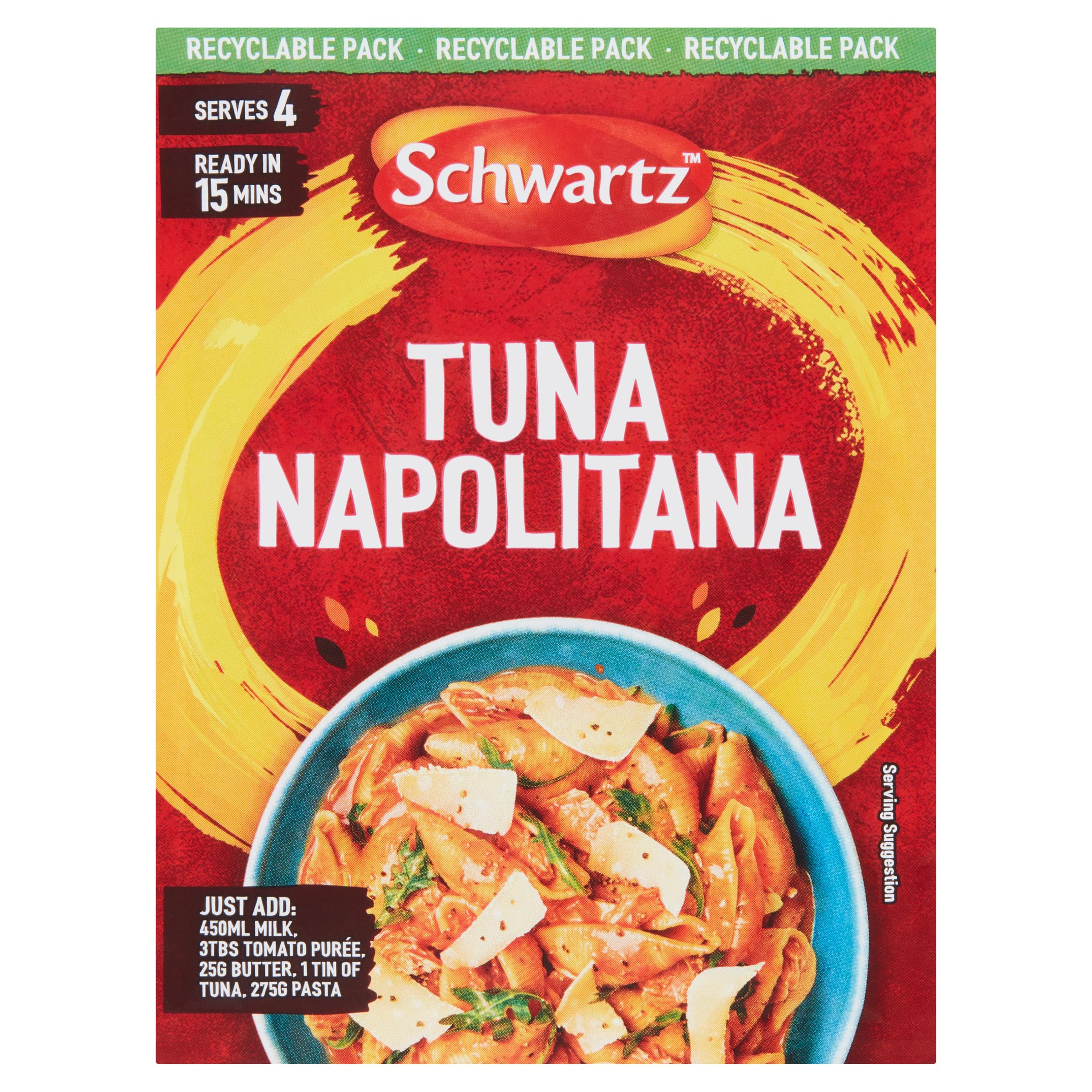 Schwartz Tuna Napolitana Recipe Mix - Rich & Creamy | 30g | All Natural