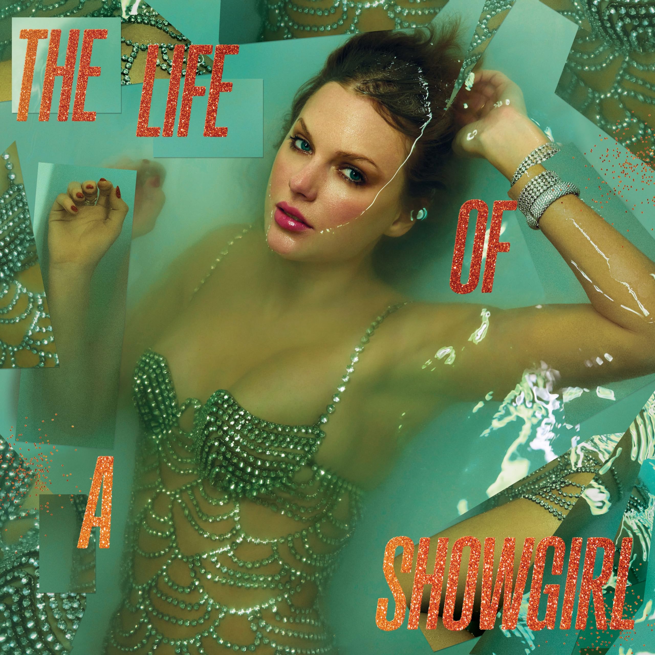 Taylor Swift - The Life Of A Showgirl: Sweat And Vanilla Perfume Portofino Orange Glitter [Vinyl] 4