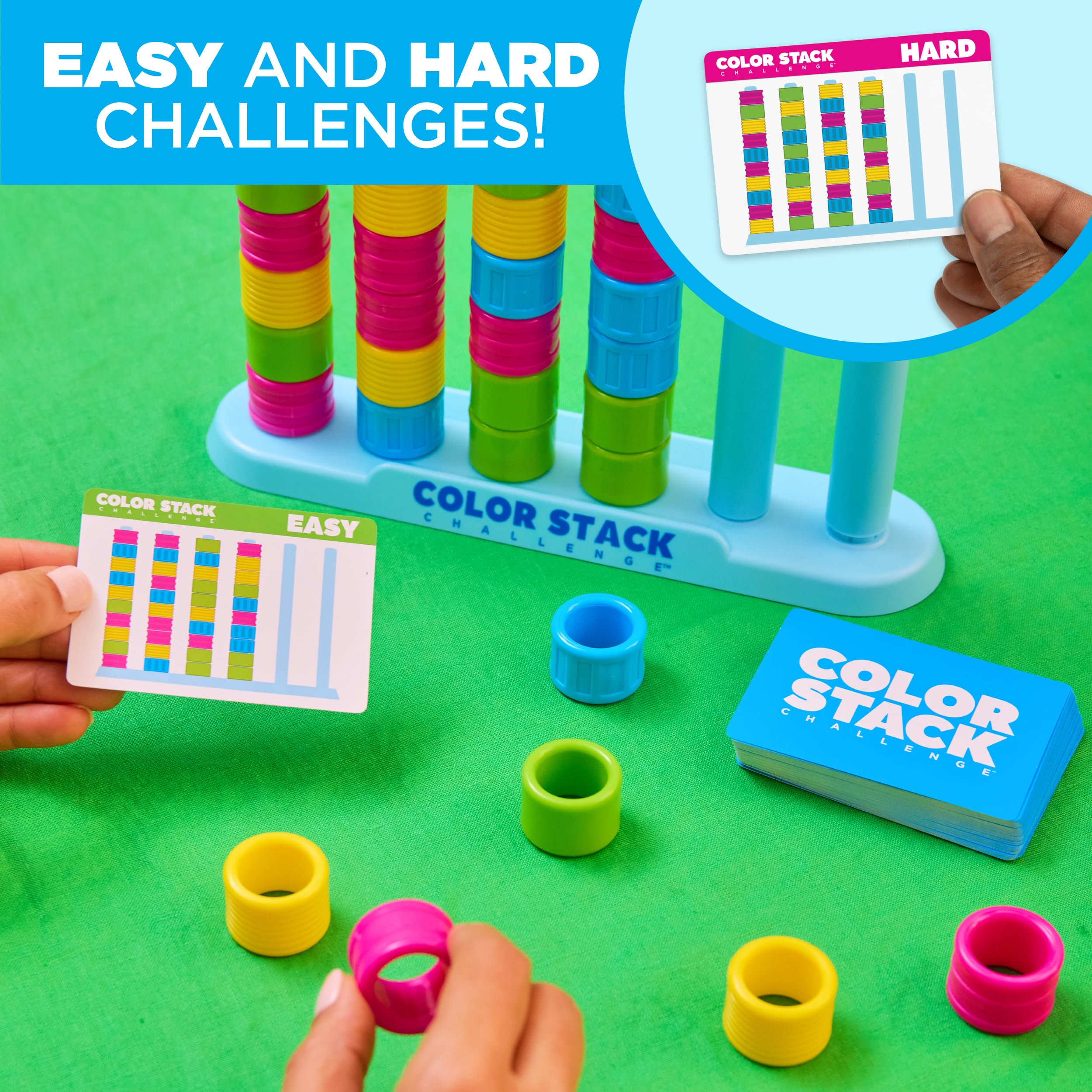 WHAT DO YOU MEME? Color Stack - Head-to-Head Color Sorting Puzzle Race Game | 50 Challenges | Ages 8+