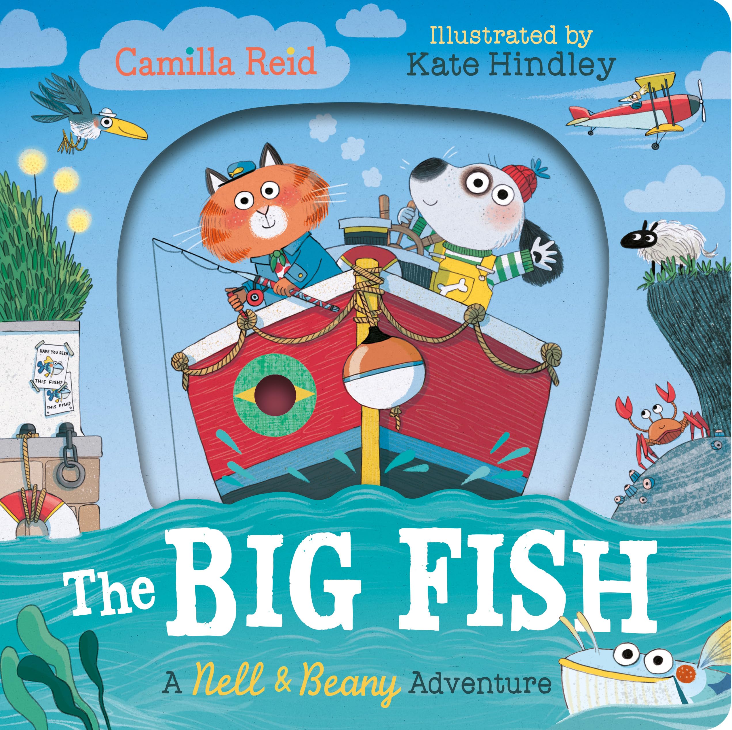 MACMILLAN Nell and Beany: The Big Fish | Board Book | Ages 2-4