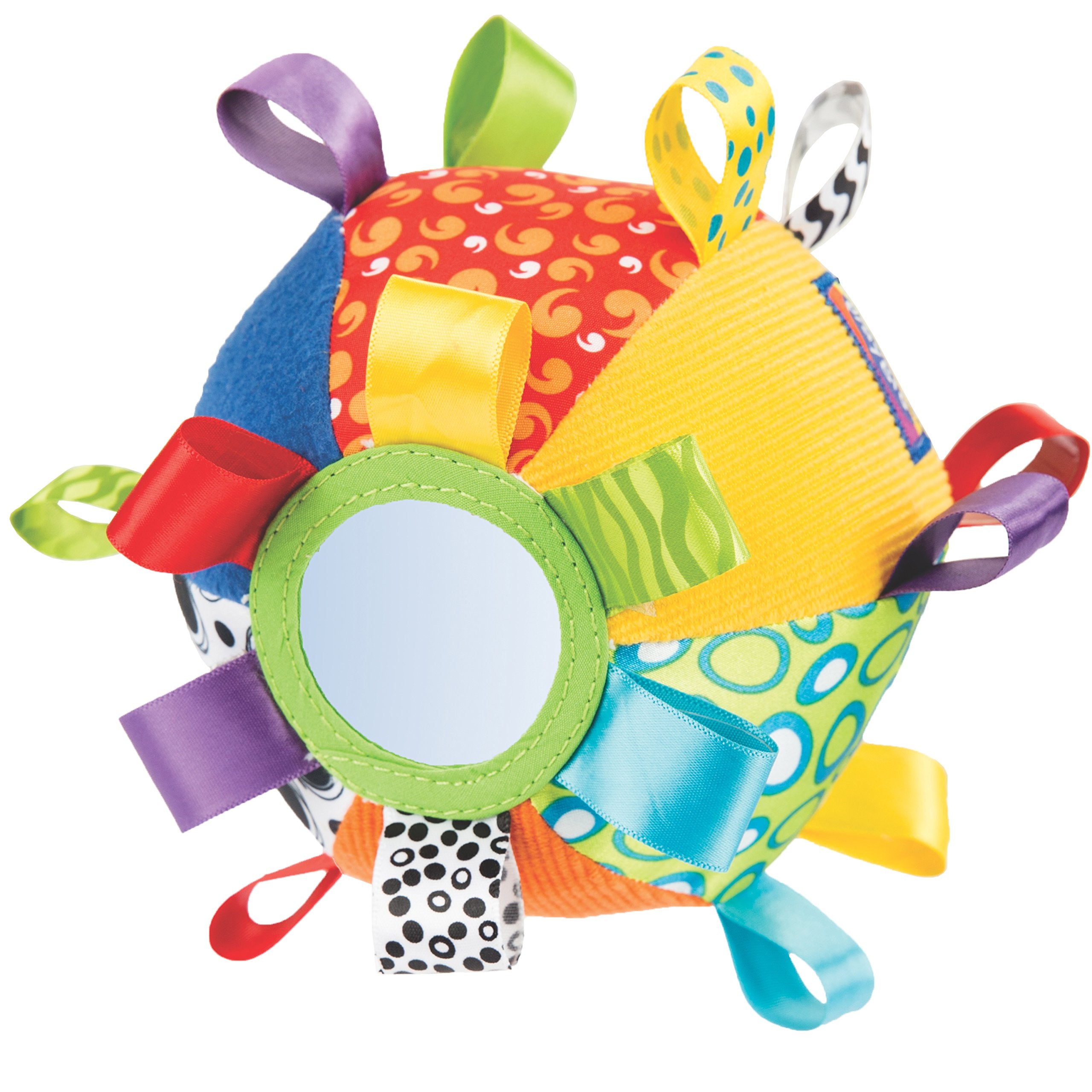 Playgro Kick & Play Loopy Loops Ball - Sensory Development Toy for Babies | Multicolour 1