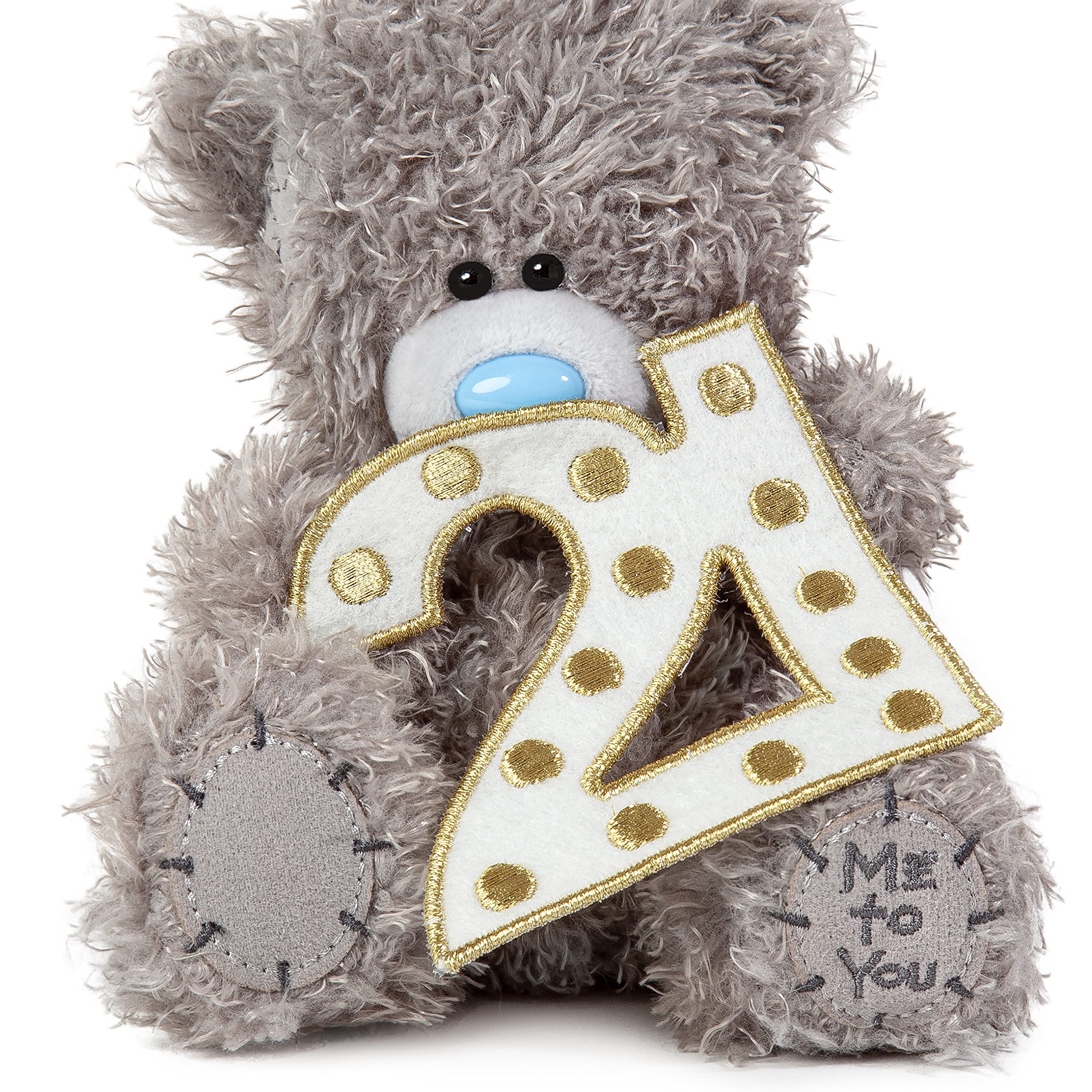 Me To You Tatty Teddy 21st Birthday Bear - 15cm Tall, Plush, Grey