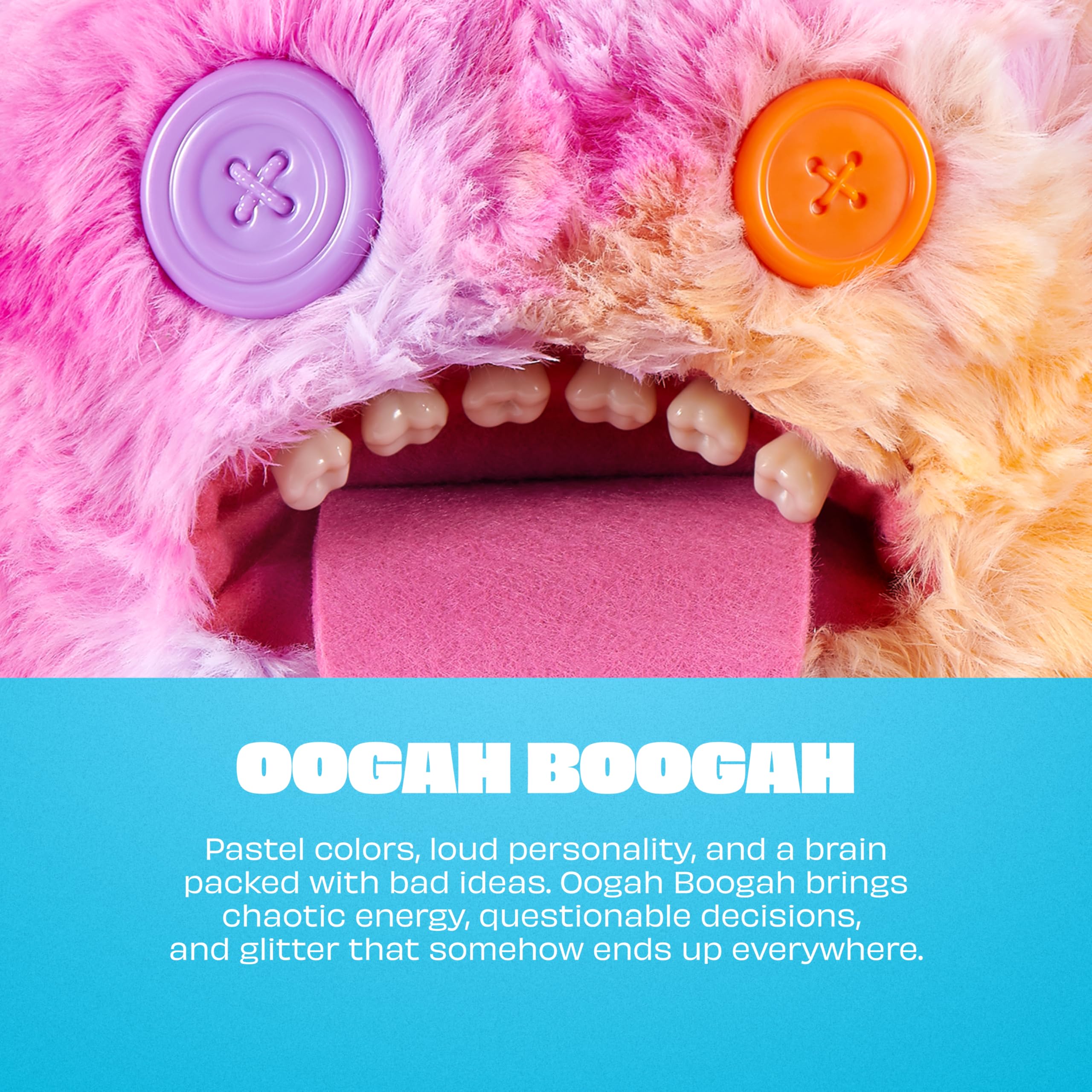 Fuggler Oogah Boogah Unicorn Fugglercorns 9 Inch Plush Toy 3