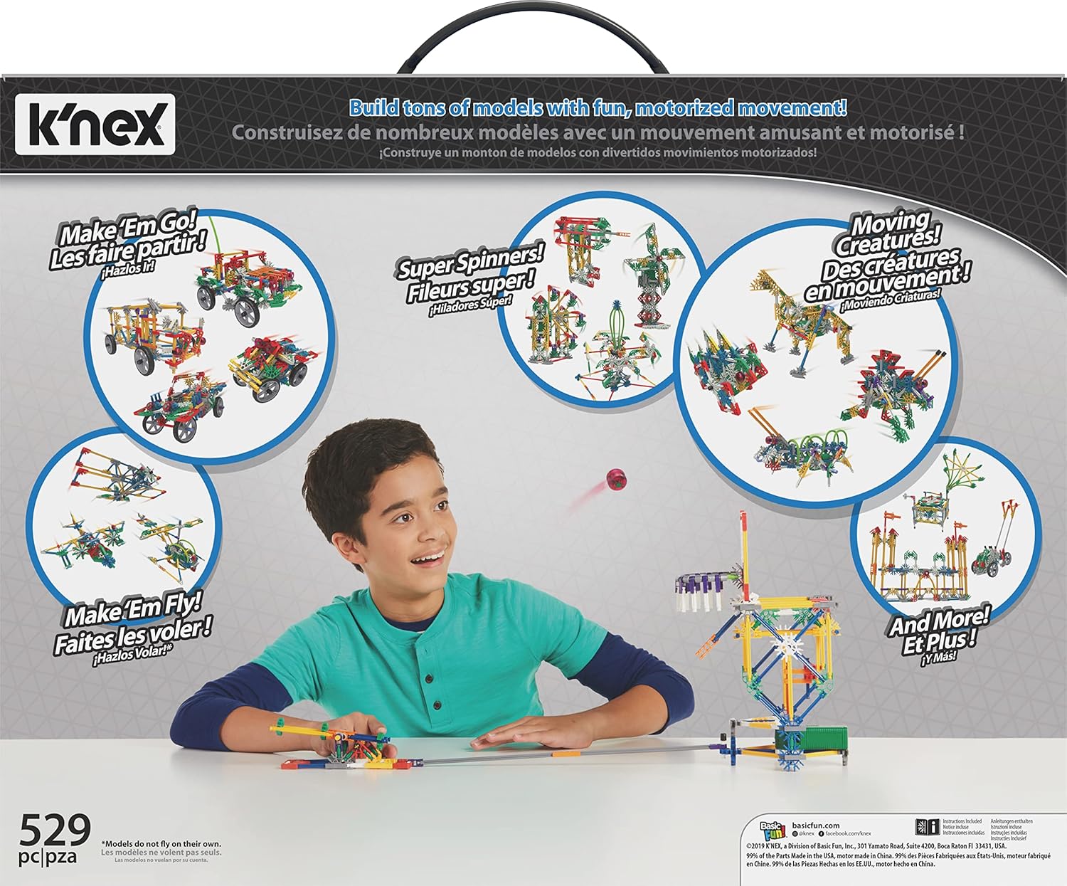 K'NEX 23012 Imagine Power and Play Motorised Building Set - 529-Piece STEM Learning Toy for Kids 7+ 53