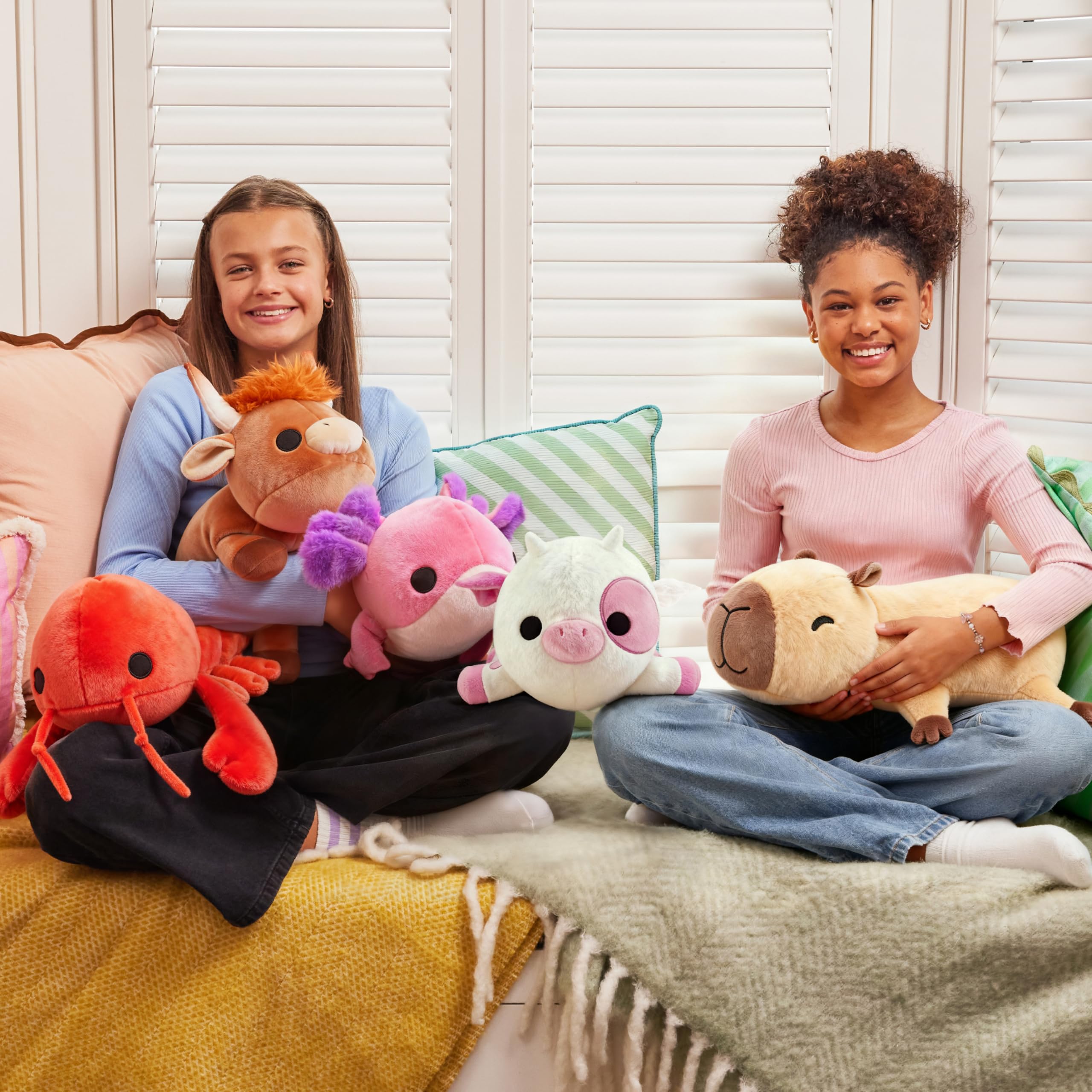 Hug-A-Lumps Cow (Clover) Medium Soft Doll - Weighted Plush for Calm & Comfort 7