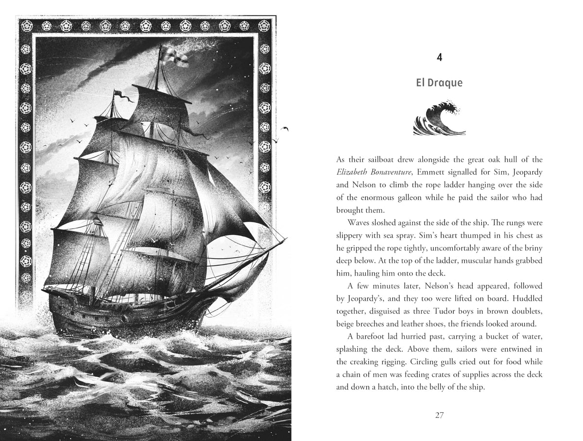 Attack of the Sea Dogs: Epic Tudor Time-Travel Adventure with Sir Francis Drake for Kids Aged 8-12 (Time Keys 4)