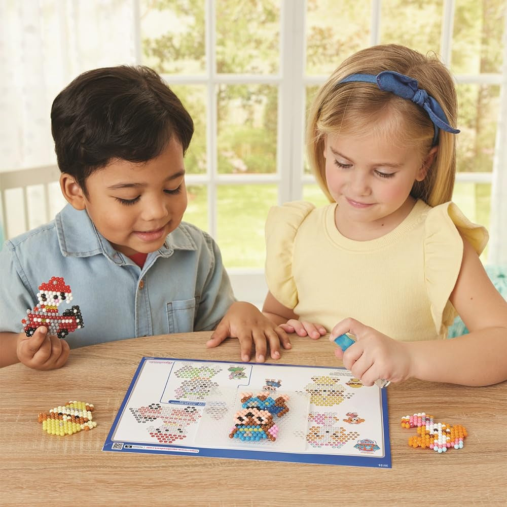 Aquabeads Paw Patrol Keychain Craft Kit - 600 Beads & Accessories for Kids 4+ 5