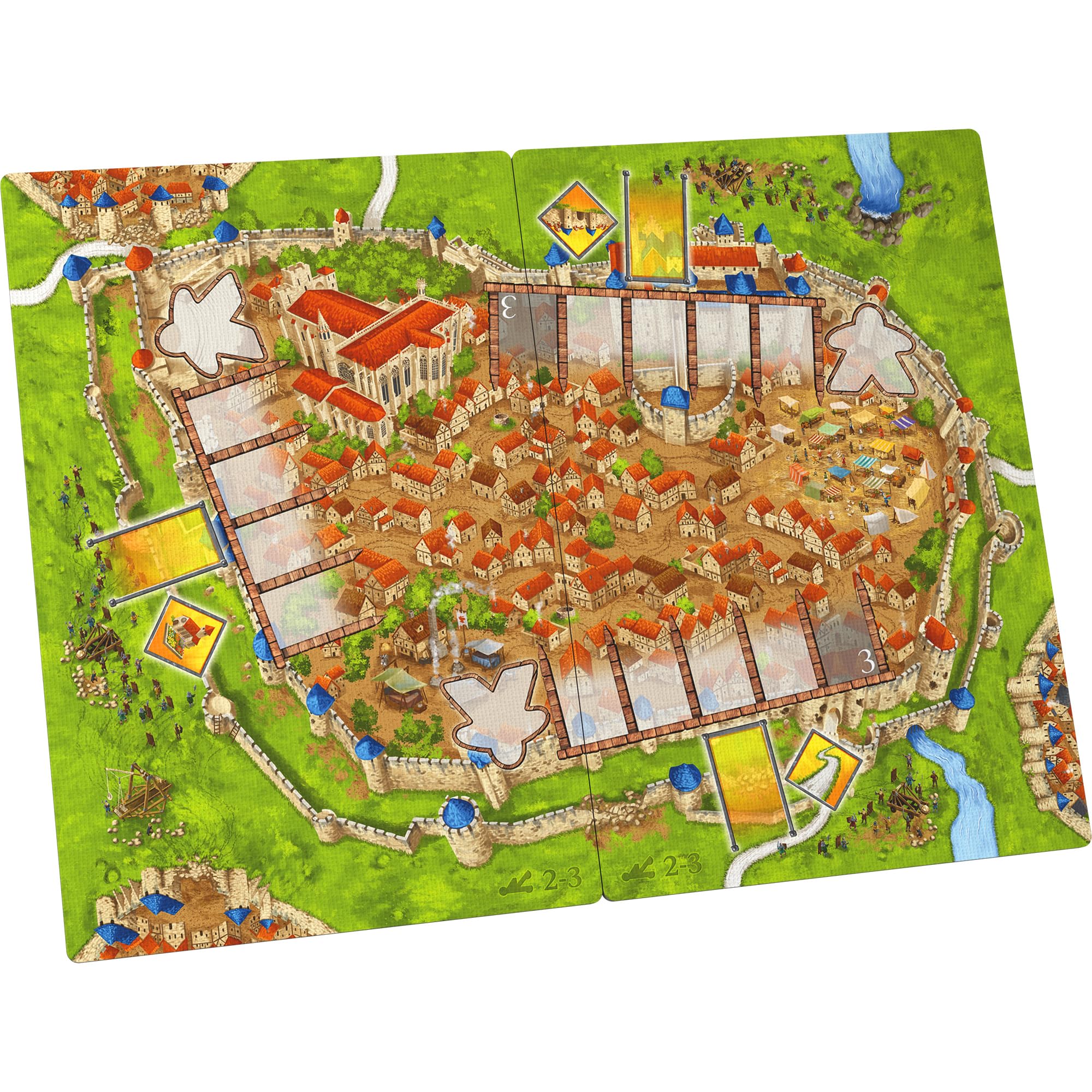 Hans im Glück Carcassonne: Siege & Defence Expansion 7 Refresh Board Game 3