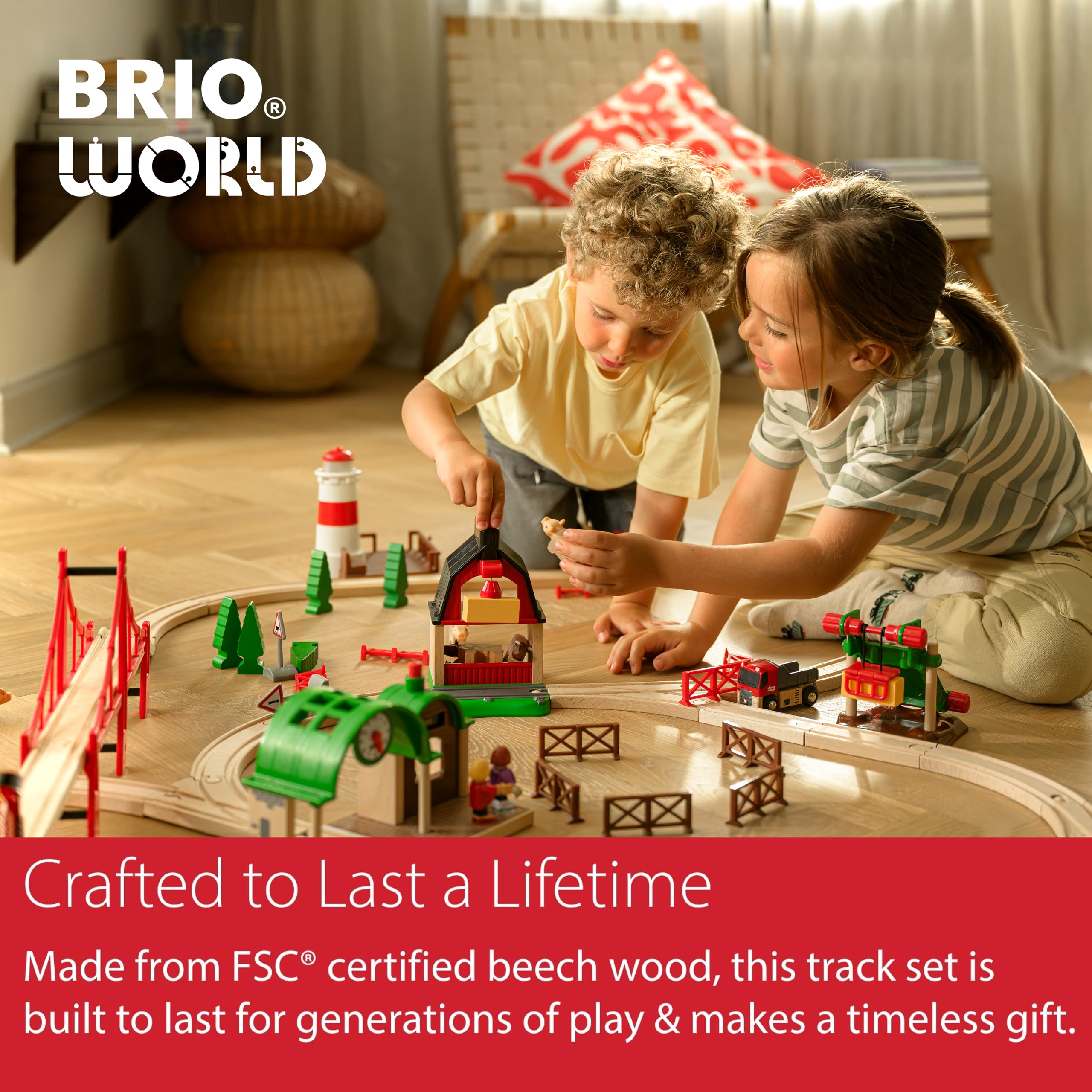 BRIO Battery Powered Freight Engine Train | Retro Design | Ages 3+ 8