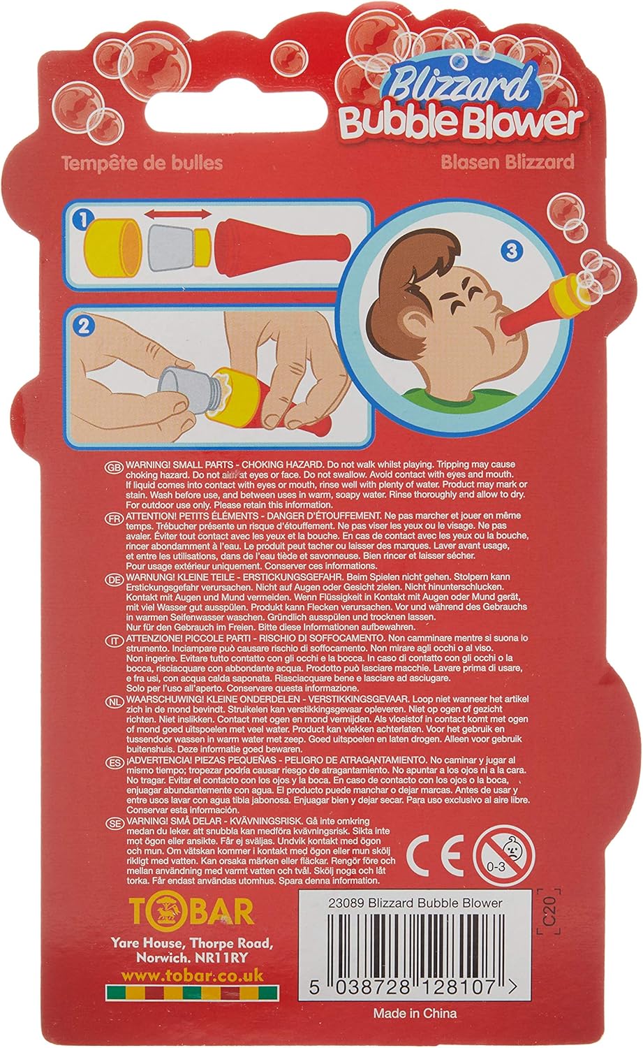 Tobar Blizzard Bubble Blower - Bubble Makers for Kids 5 Years and Up 5