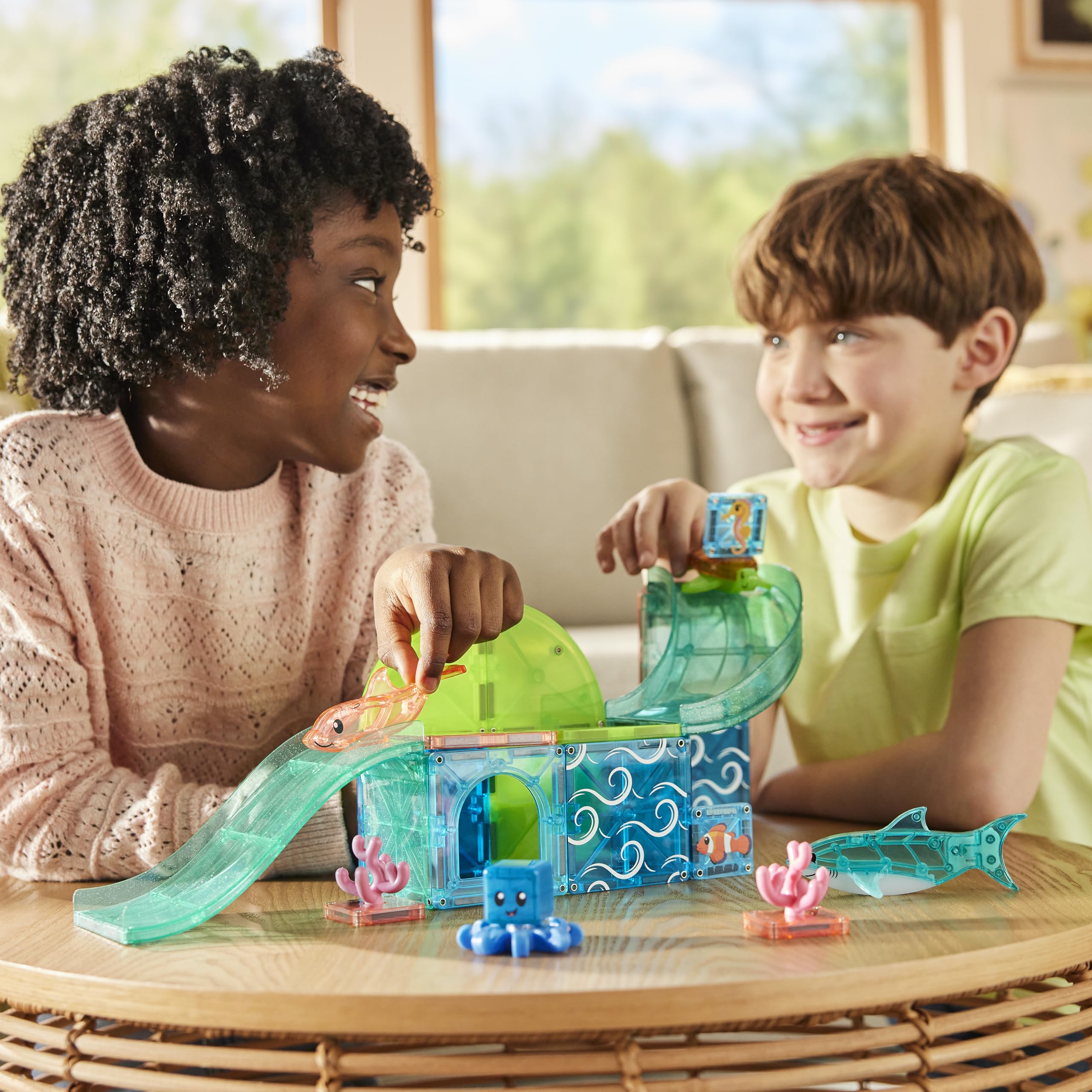 Magna-Tiles Coral Reef 25-Piece Magnetic Construction Set | Ages 3+ | Multicolored 7