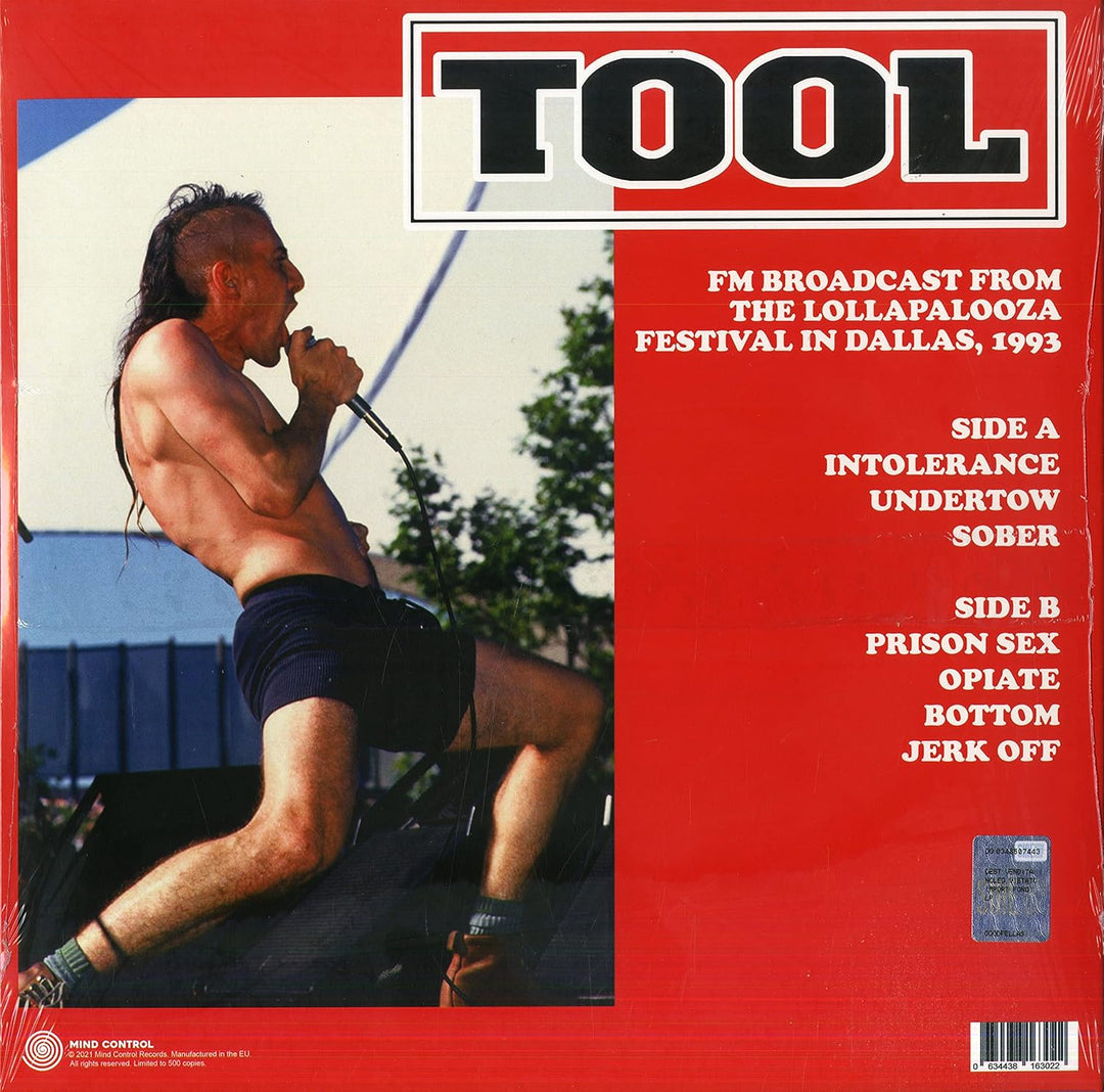 Tool - Live at the Starplex Amphitheatre Dallas 1993 Vinyl Record (Limited Edition FM Broadcast)