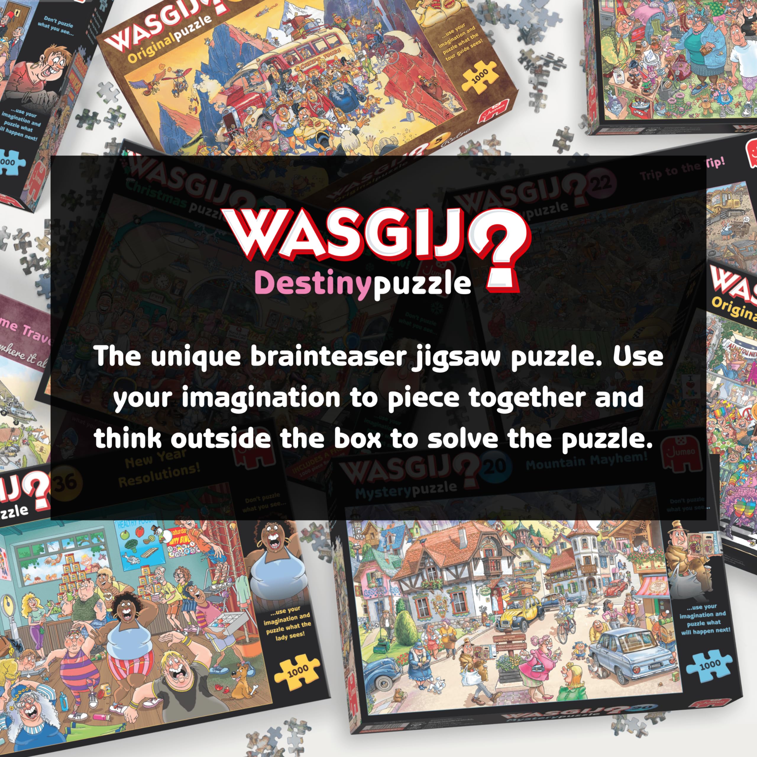 Wasgij Retro Destiny 8 High Season Jigsaw Puzzle - 1000 Pieces | Adult Brainteaser 5