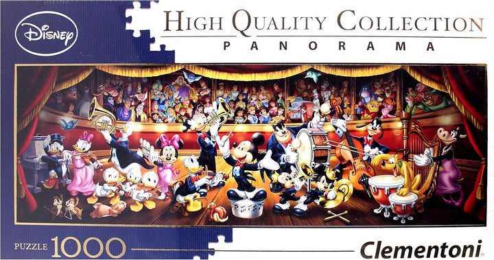 Clementoni Disney Panorama Collection - Disney Orchestra 1000-Piece Puzzle (39445)