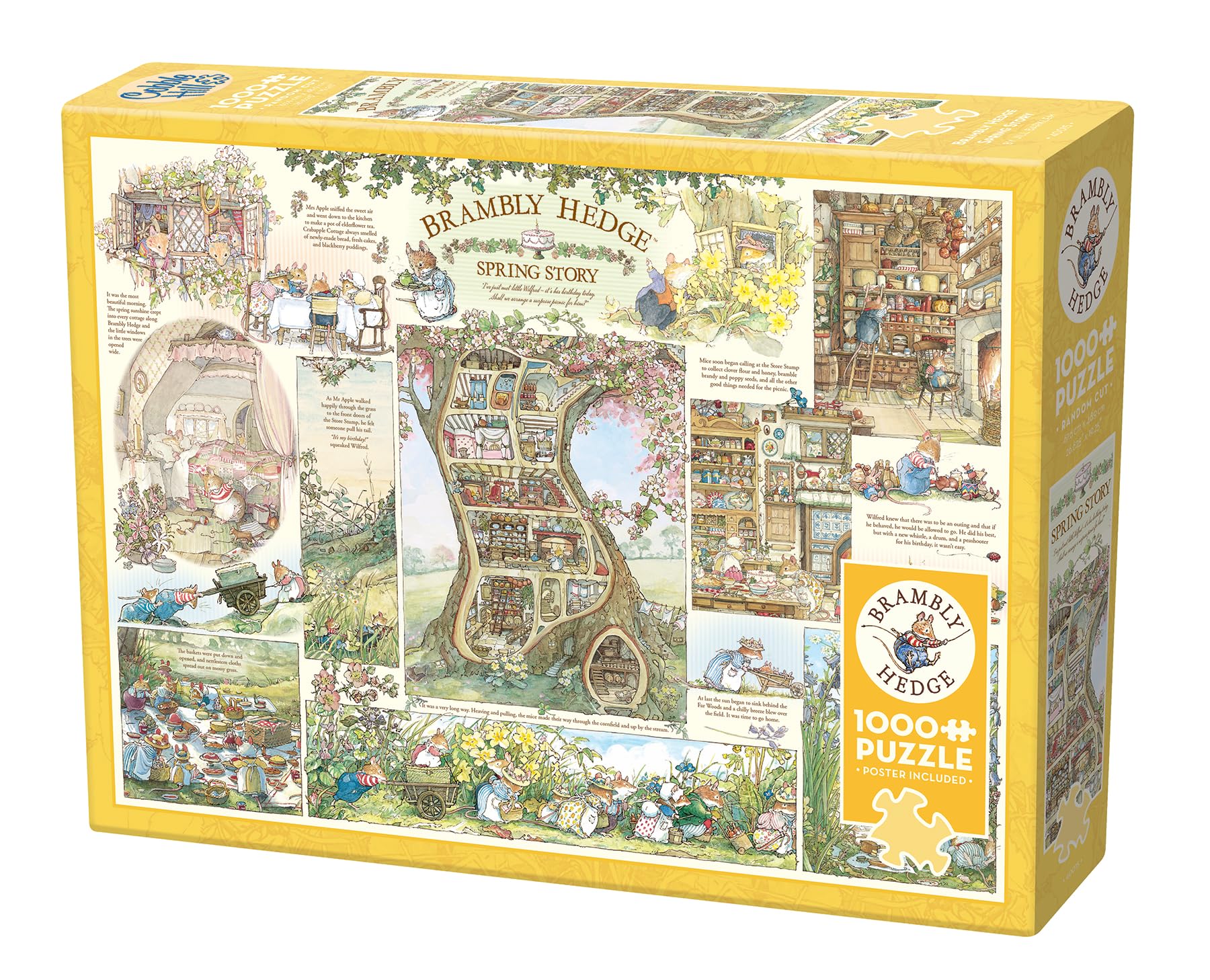 Cobble Hill 1000 Piece Jigsaw Puzzle - Brambly Hedge Spring Story 4