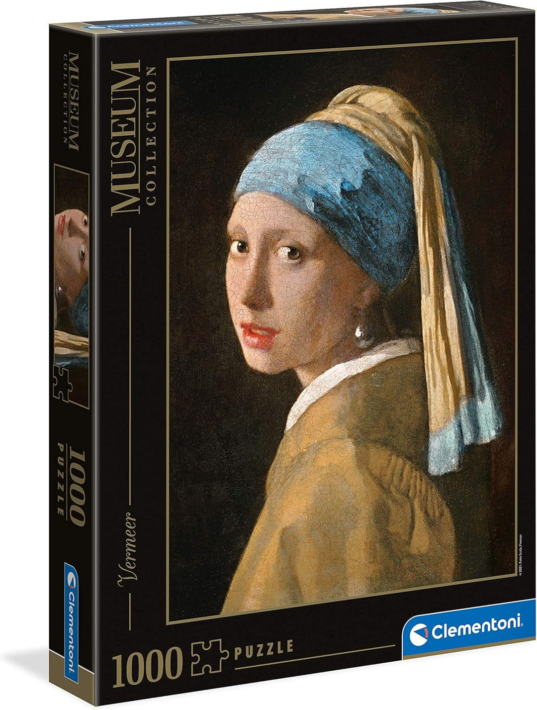 Clementoni Museums Collection - Vermeer's The Girl with the Pearl Earring 1000-Piece Jigsaw Puzzle (39614)