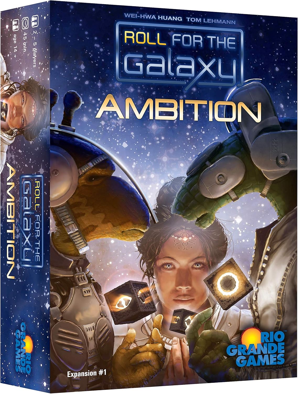 Rio Grande Games Roll for the Galaxy: Ambition Expansion Dice Game