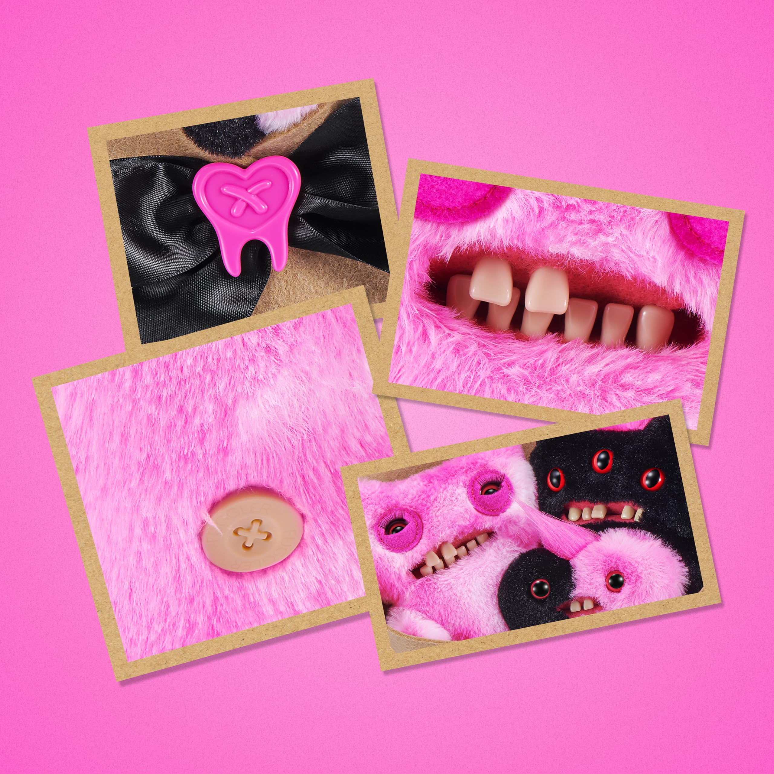 Fuggler Bouquets - 2 x 9 inch & 1 x 3.5 inch Soft Dolls Set 6