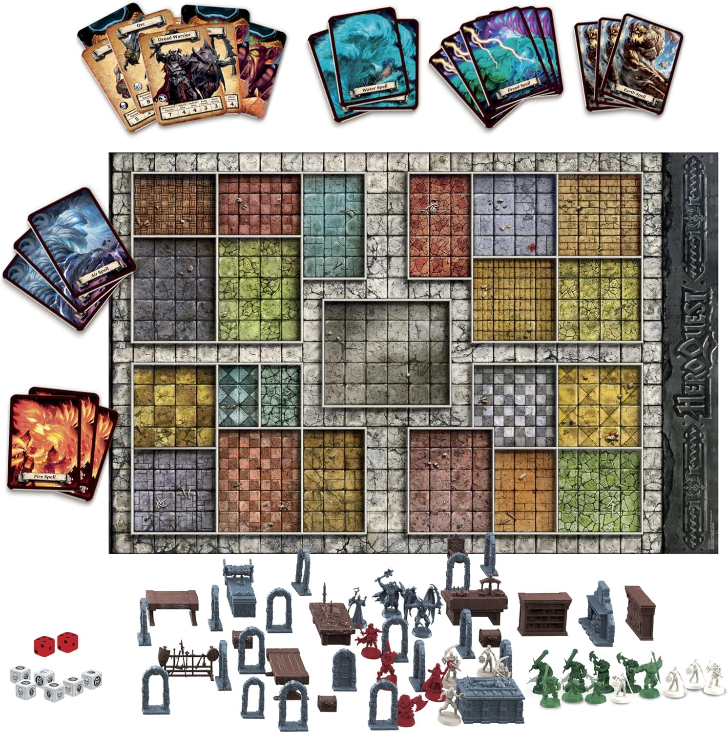 Avalon Hill HeroQuest Fantasy Adventure Board Game 16