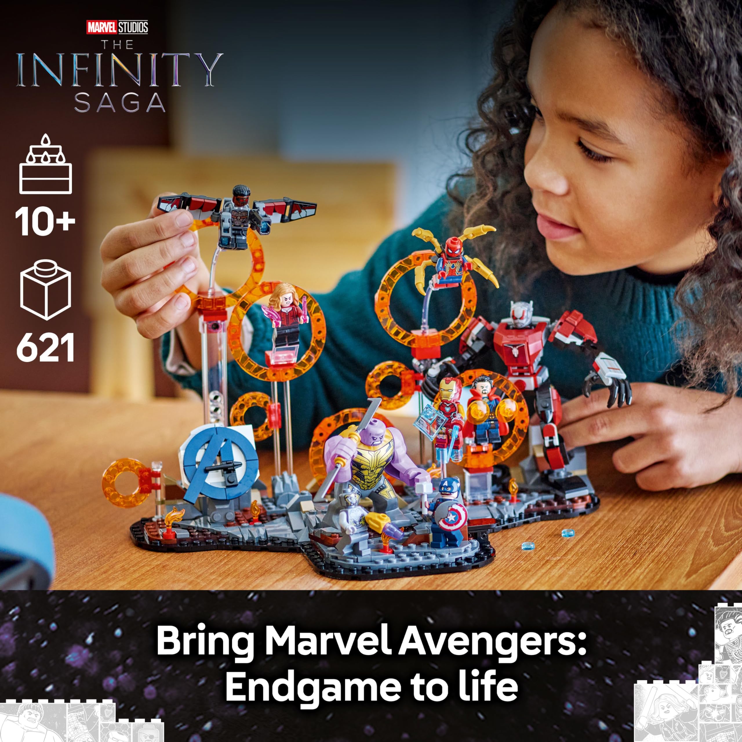 LEGO Marvel Avengers: Endgame Final Battle Building Set 76323 | Ages 10+ 2