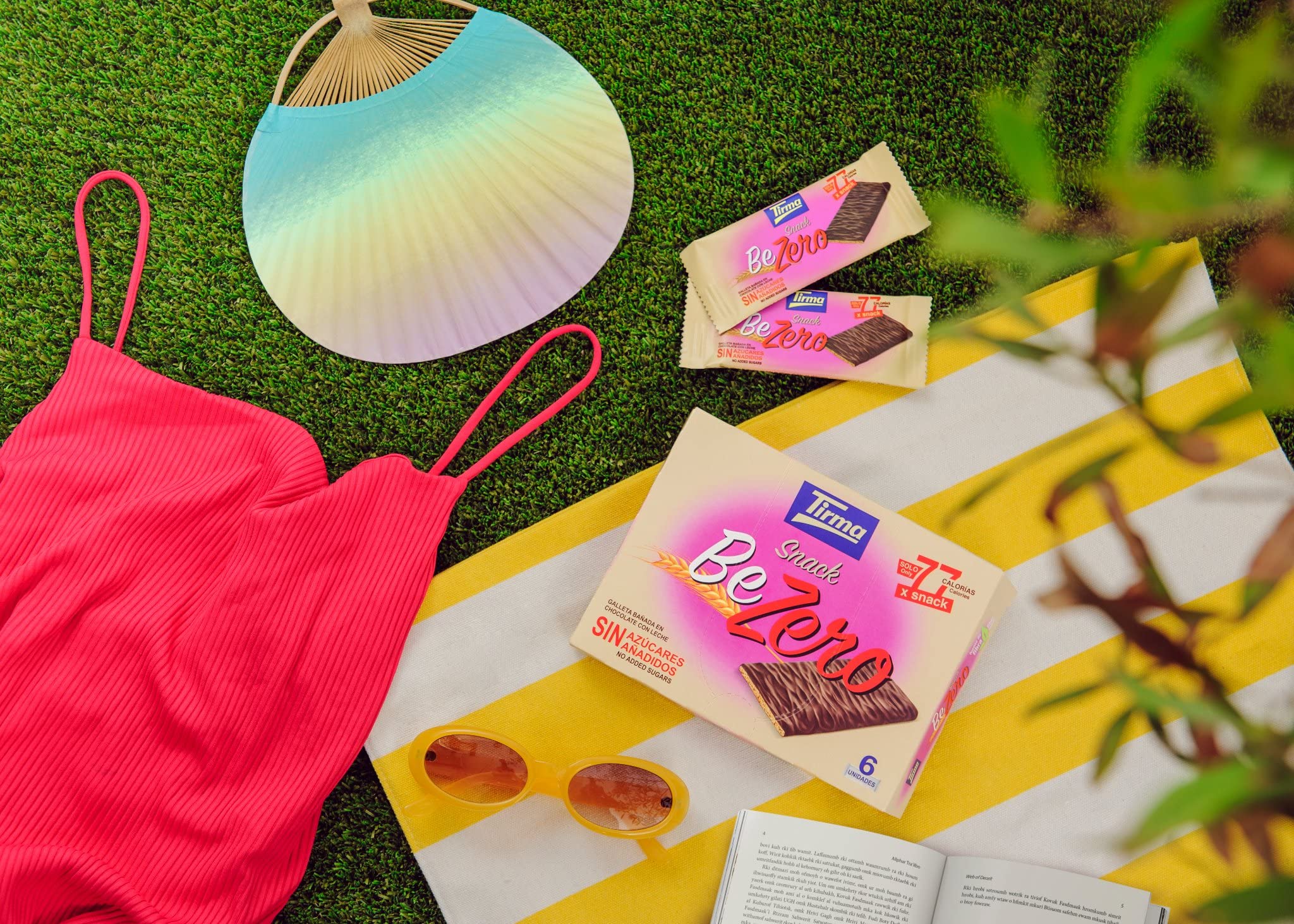 Tirma BeZero Milk Chocolate Light Biscuits - Low Calorie, No Added Sugars, 6 Individually Wrapped Snacks 7