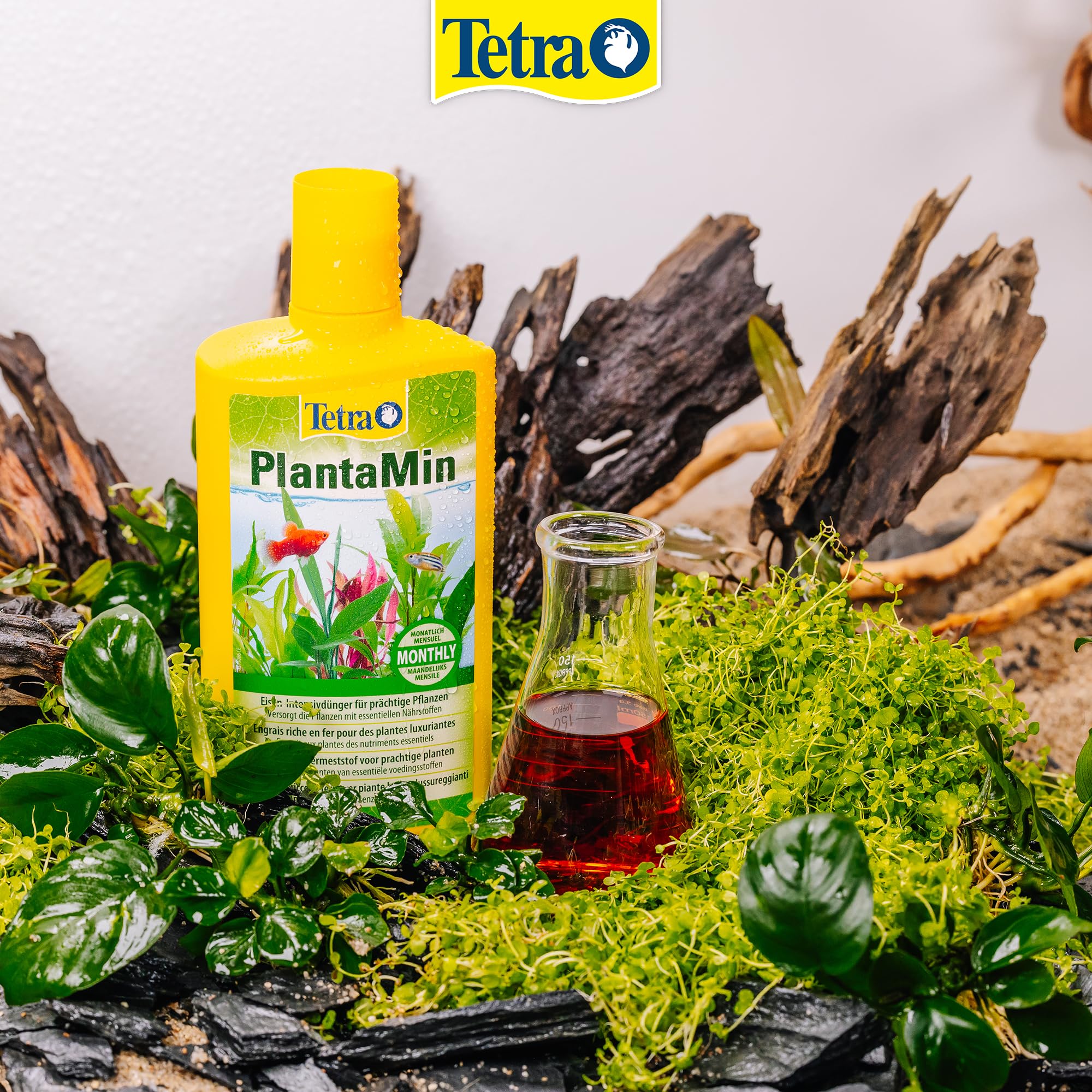Tetra PlantaMin Universal Liquid Iron Intensive Fertiliser for Aquarium Plants | 250ml 3