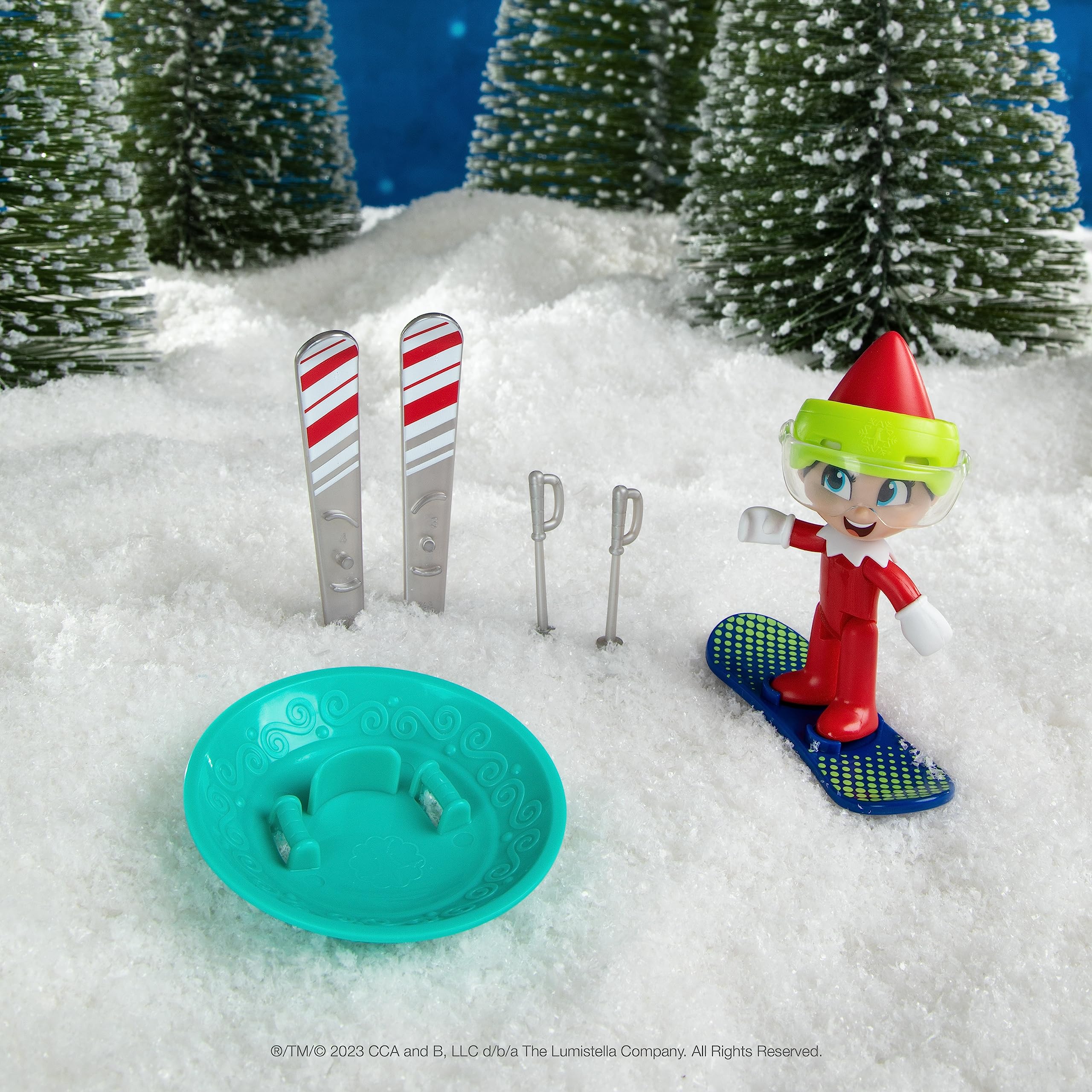 The Elf on the Shelf Snow Sport Edition Action Figure Playset - Ages 3+ 15