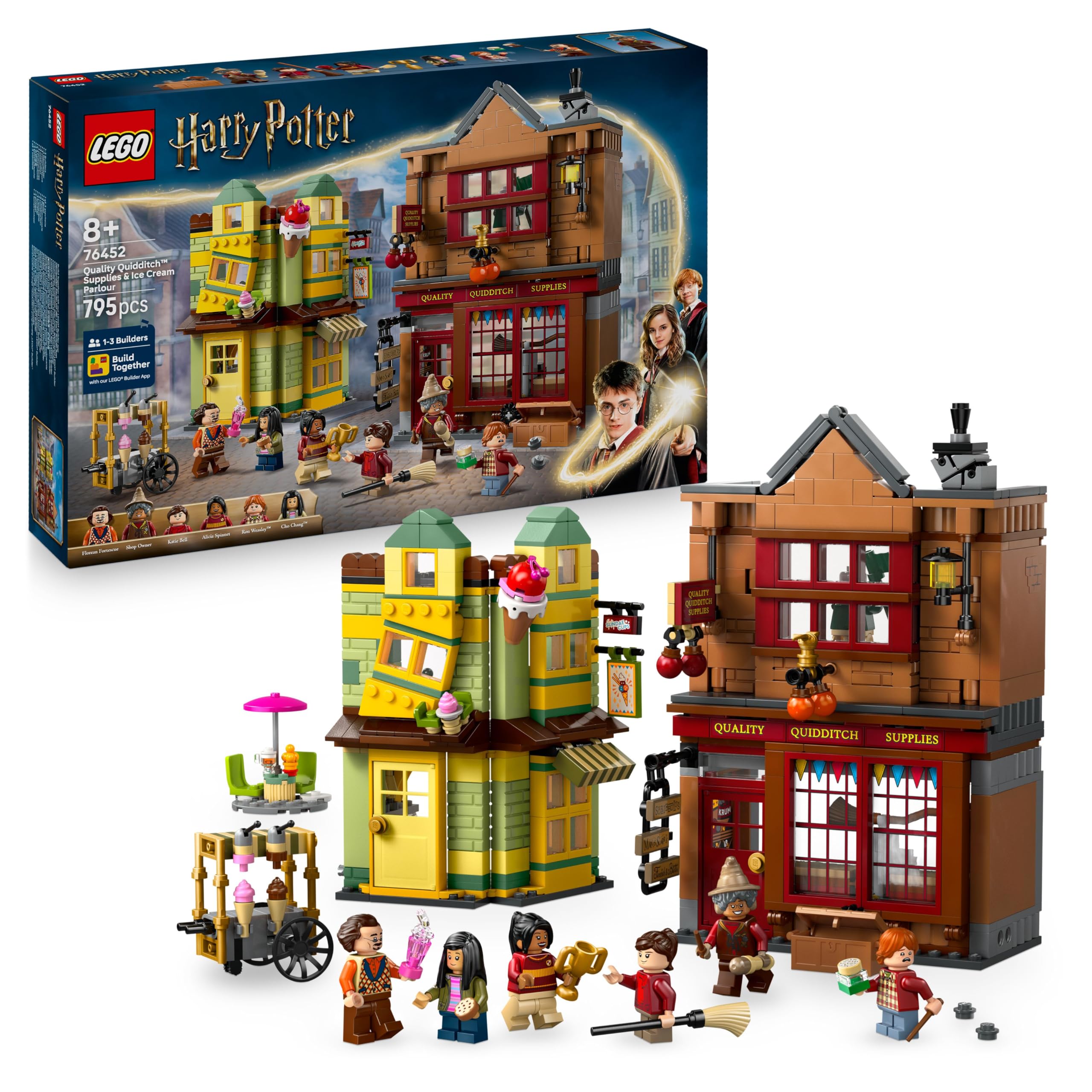 LEGO Harry Potter Quality Quidditch Supplies & Ice Cream Parlour Set 76452 | Ages 8+ 1