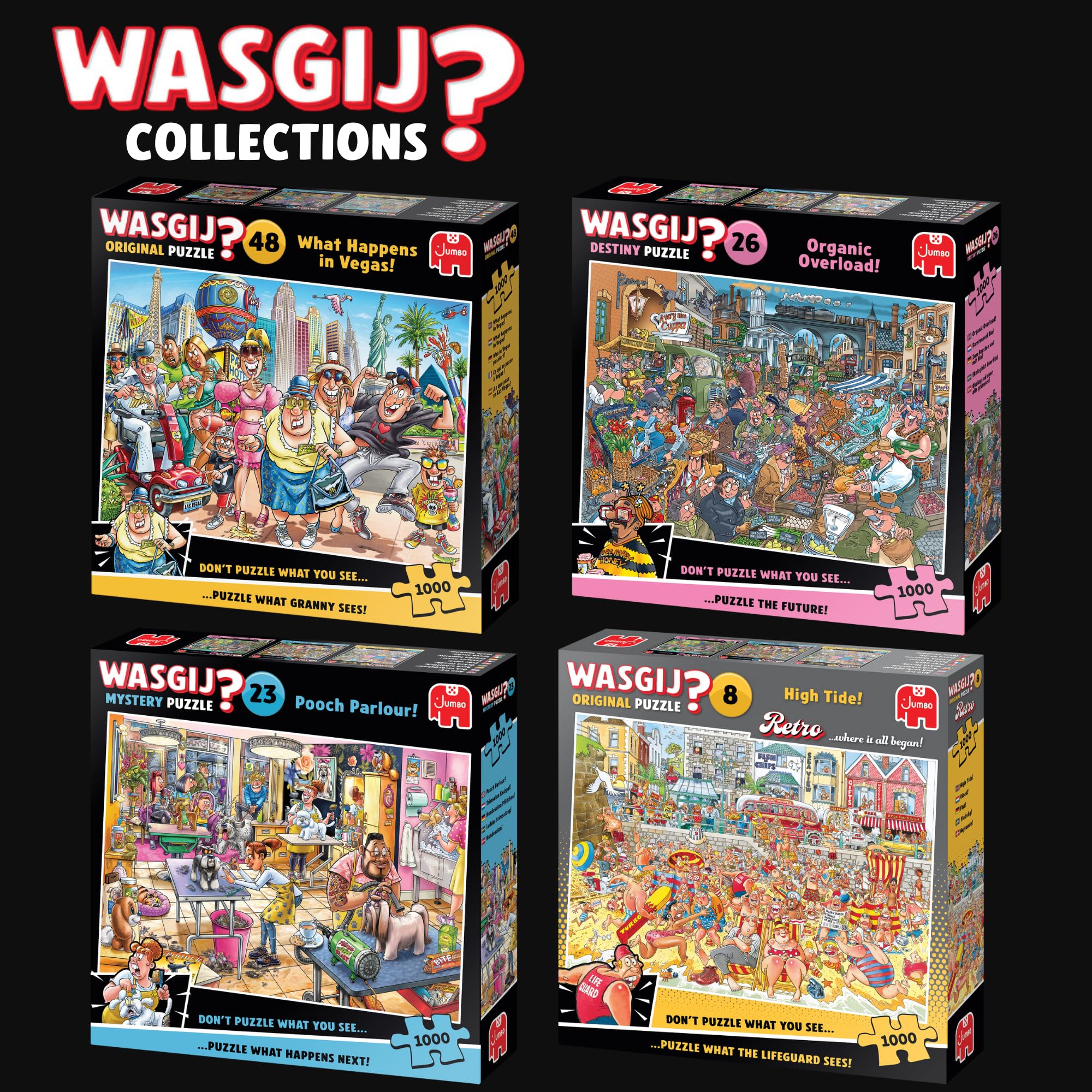 Wasgij Original 48 What Happens in Vegas! - 1000 Piece Jigsaw Puzzle | Adult 7