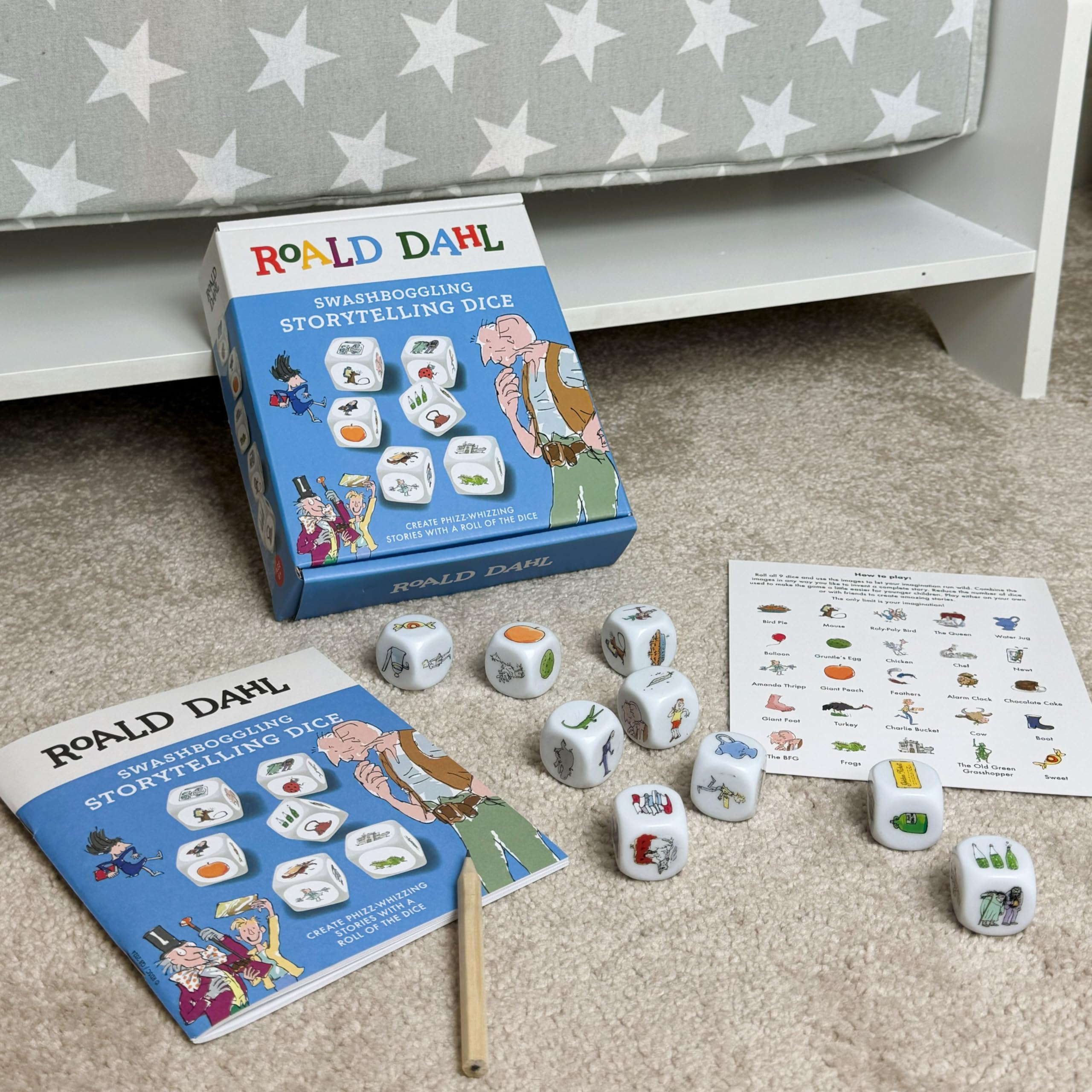 Roald Dahl Swashboggling Storytelling Dice Game 4