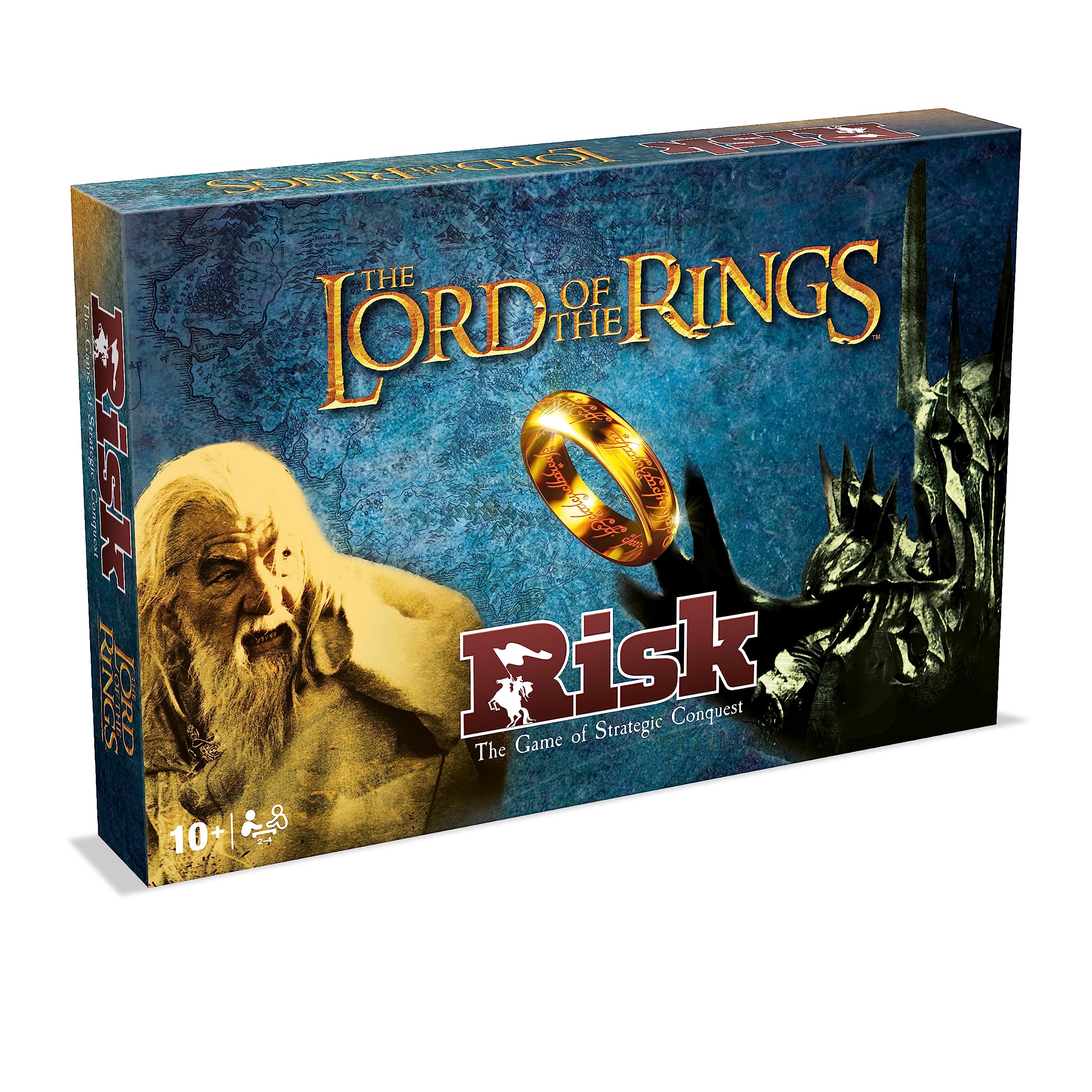 Winning Moves Lord of the Rings RISK Strategy Board Game - Classic Edition, 2-4 Players, Ages 18+ 1