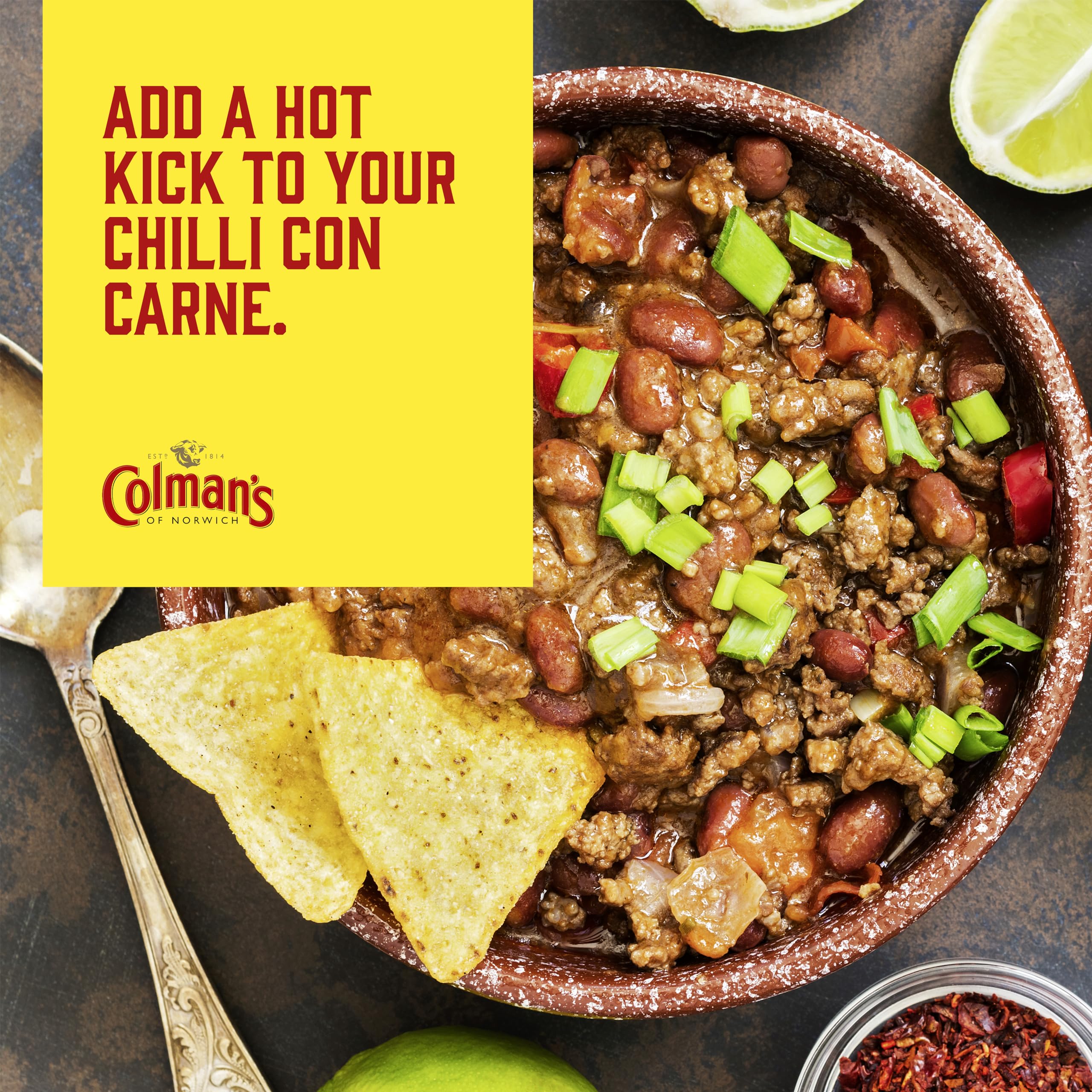 Colman's Hot Chilli Con Carne Meal Maker - 4 Servings | 37g 4