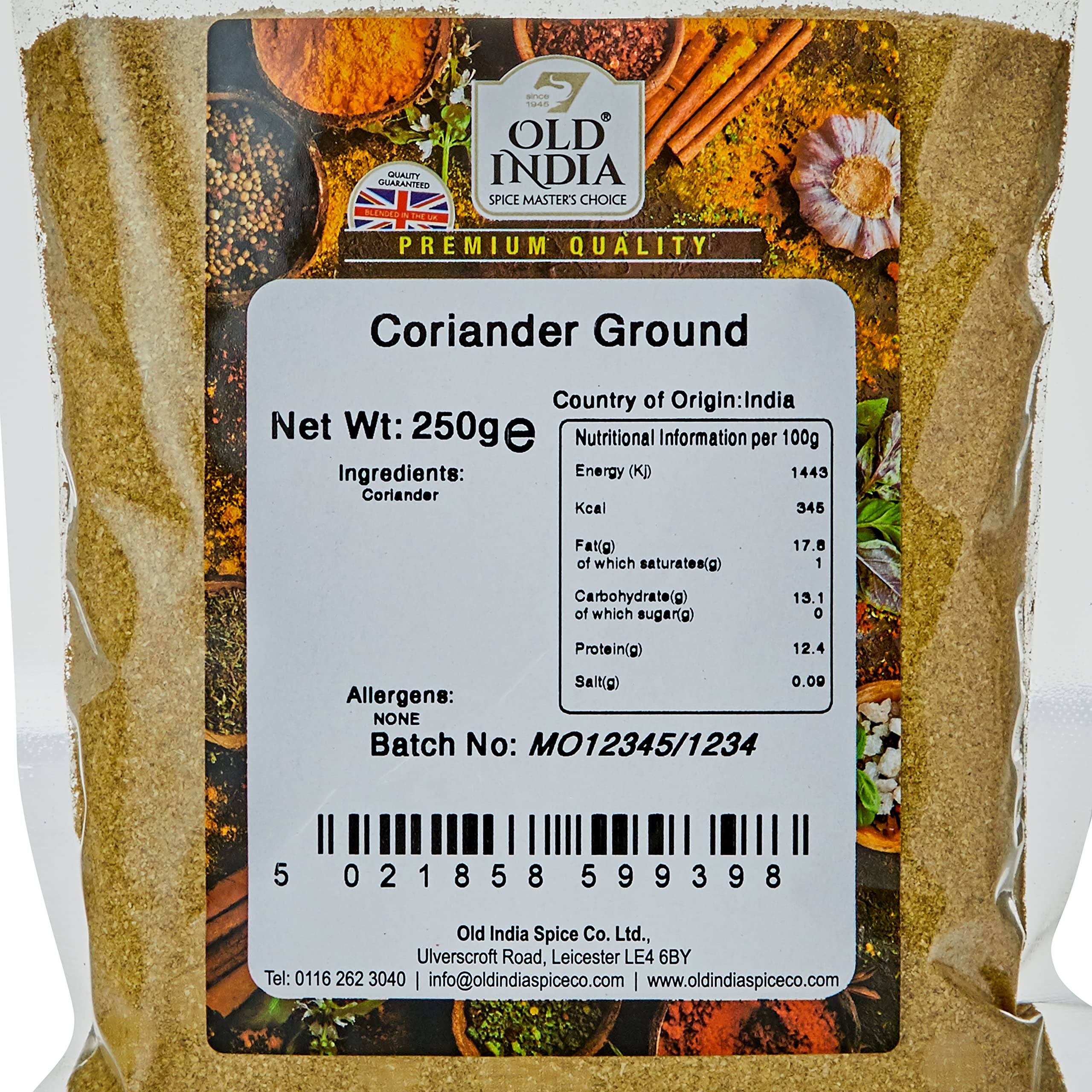 Old India Ground Coriander - 100% Natural, Additive-Free | 250g 2