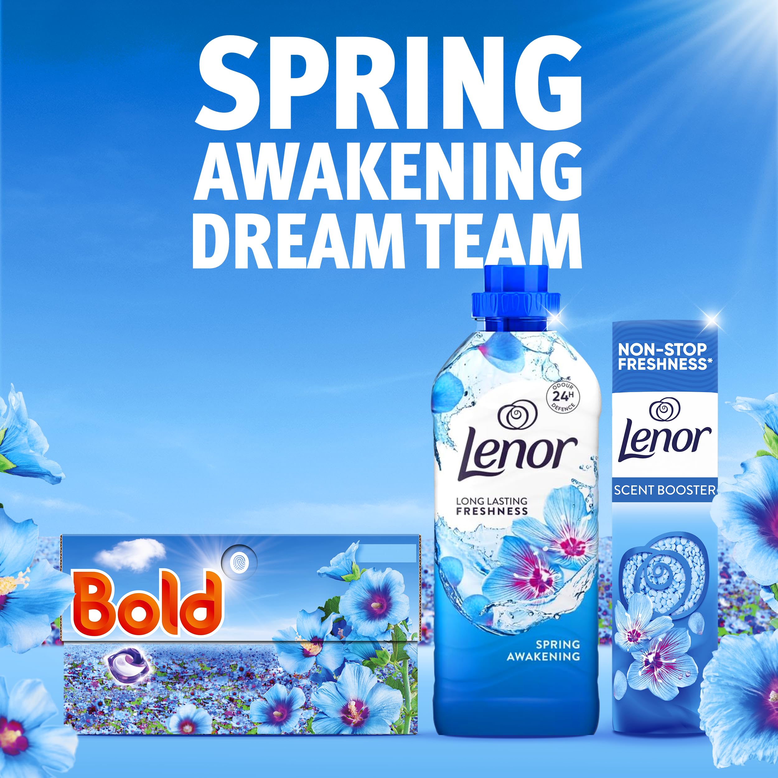 Bold PODS Spring Awakening Washing Liquid Laundry Detergent Capsules, 38 Washes 9