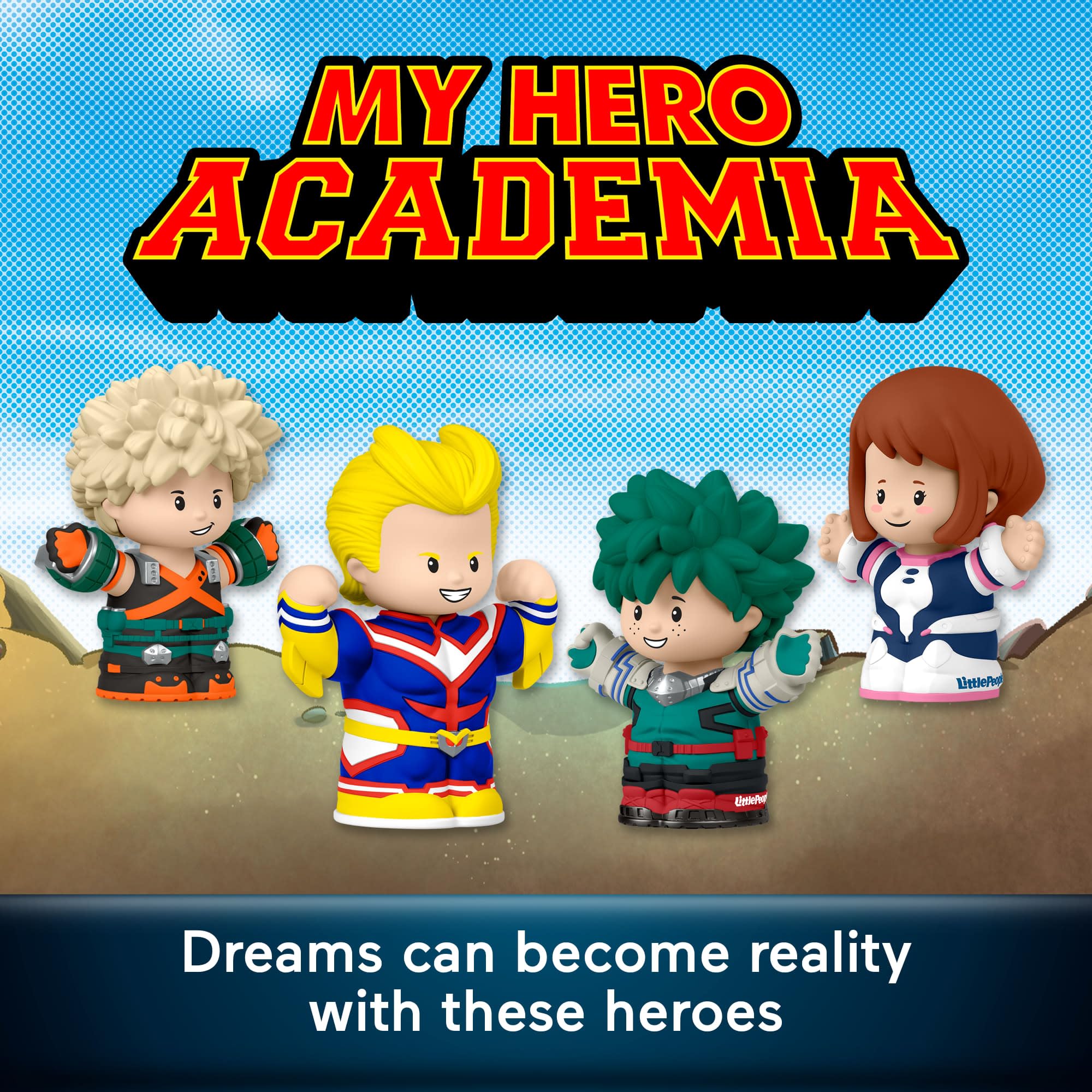Little People COLLECTOR My Hero Academia Anime Series Special Edition Set | 4 Figures | Ages 96+ 2