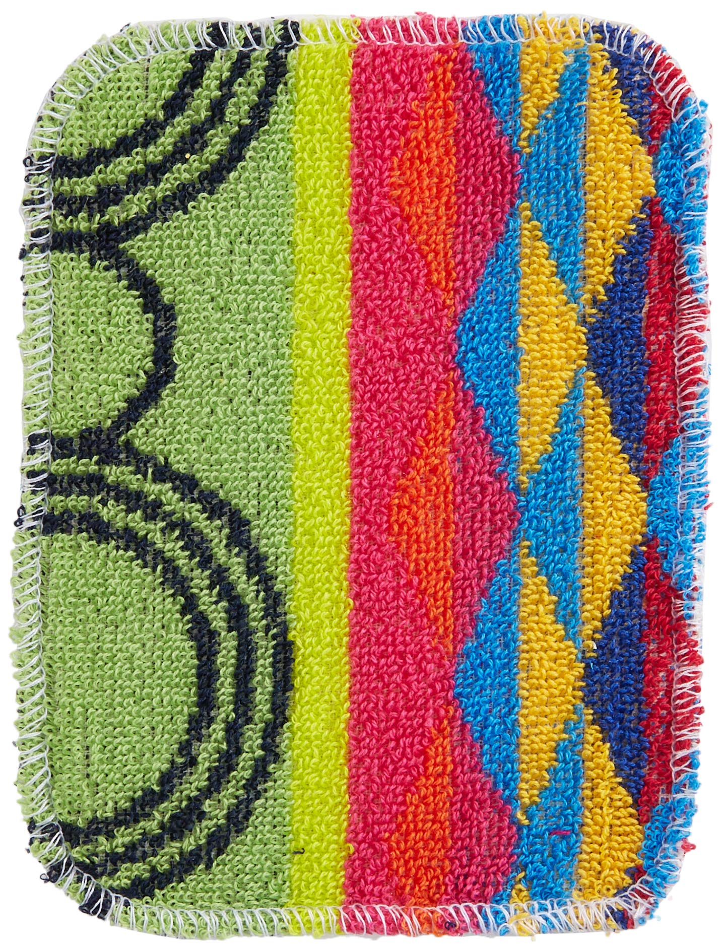 Kilo Non-Scratch Scourer - 100% Cotton, Multi-Colour, 17x13cm | Reusable & Detergent-Free 1