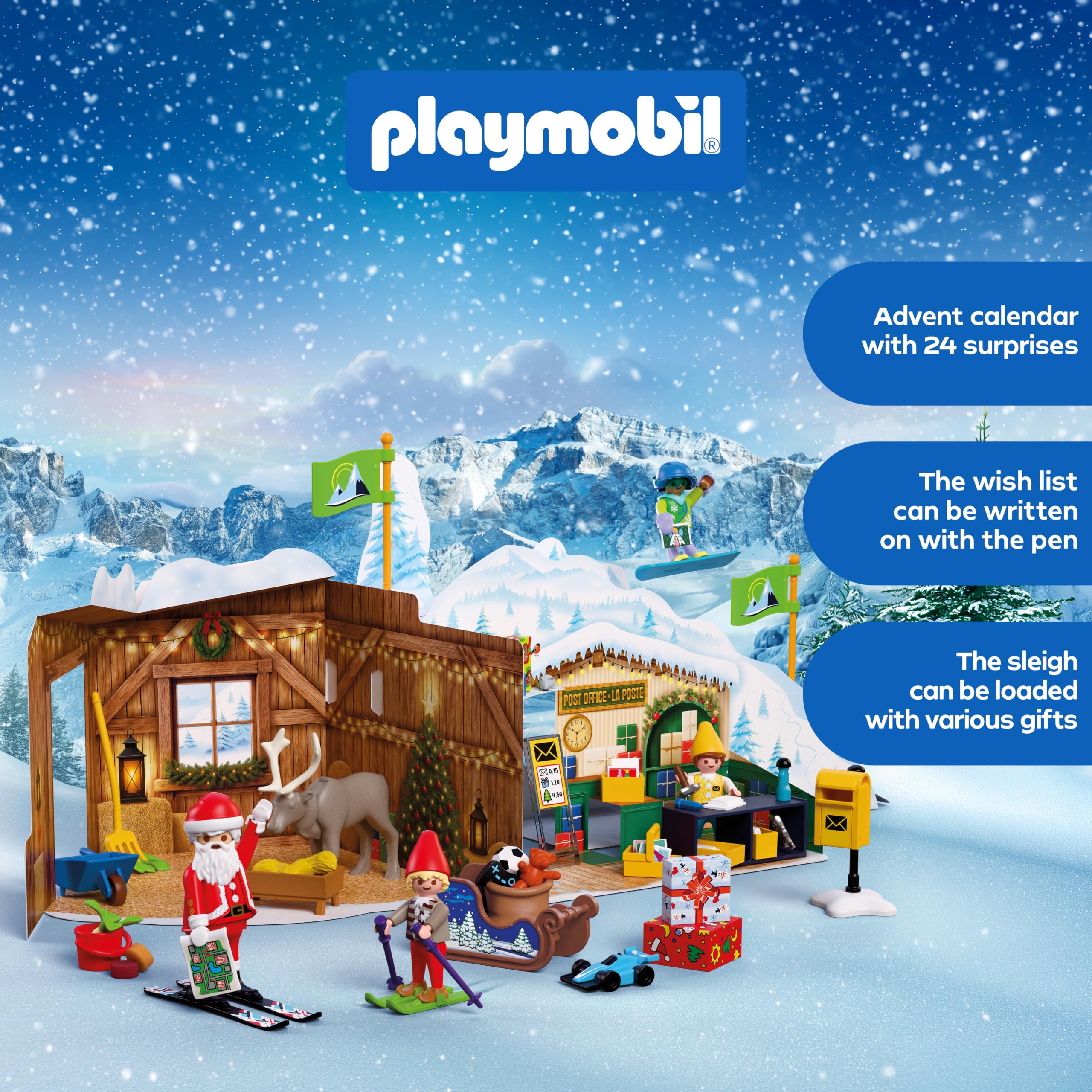 Playmobil Advent Calendar: At the North Pole - Christmas World in 24 Days | Ages 4+ 3