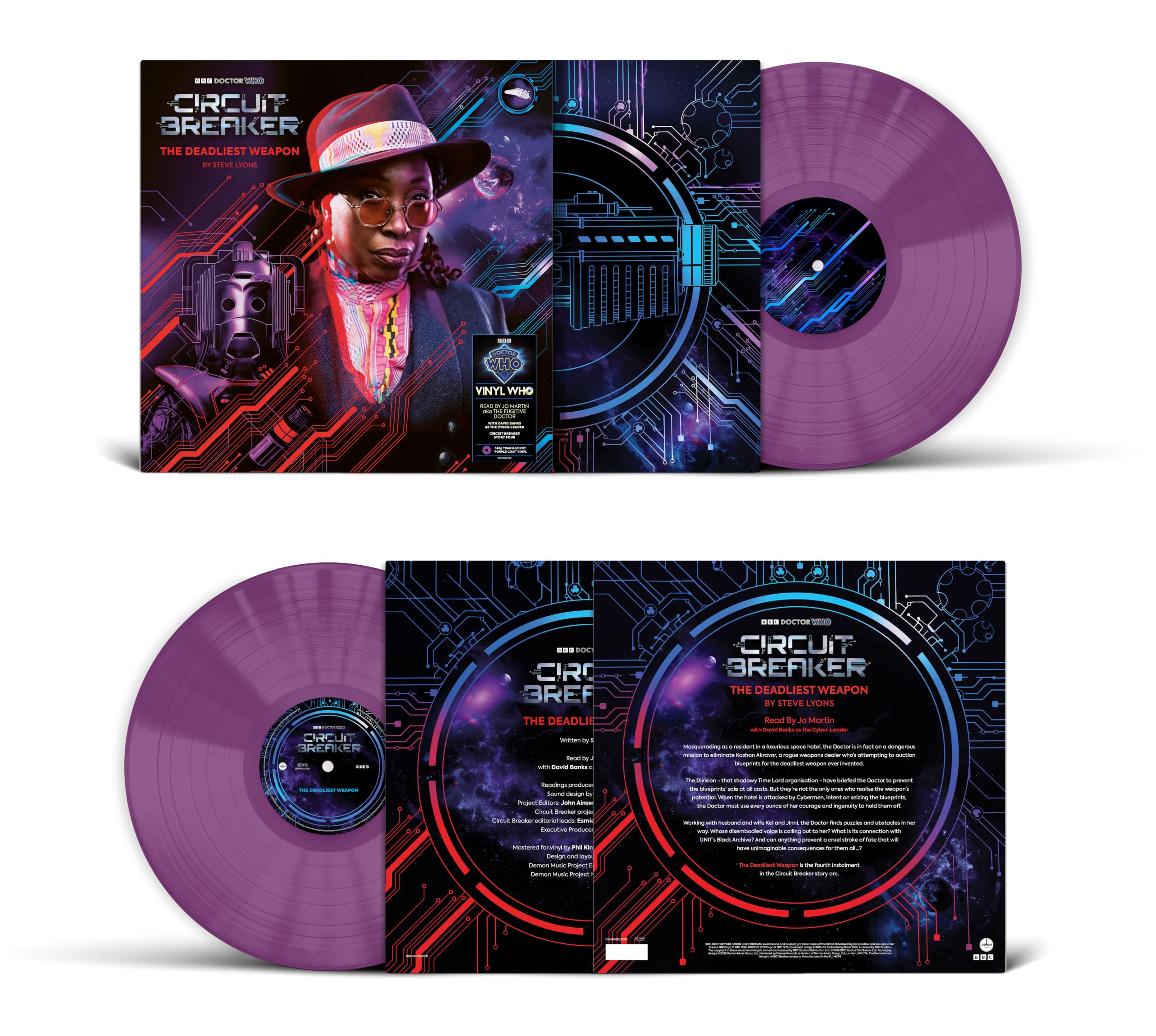 Doctor Who - Circuit Breaker: The Deadliest Weapon [Translucent Purple Coat Vinyl]