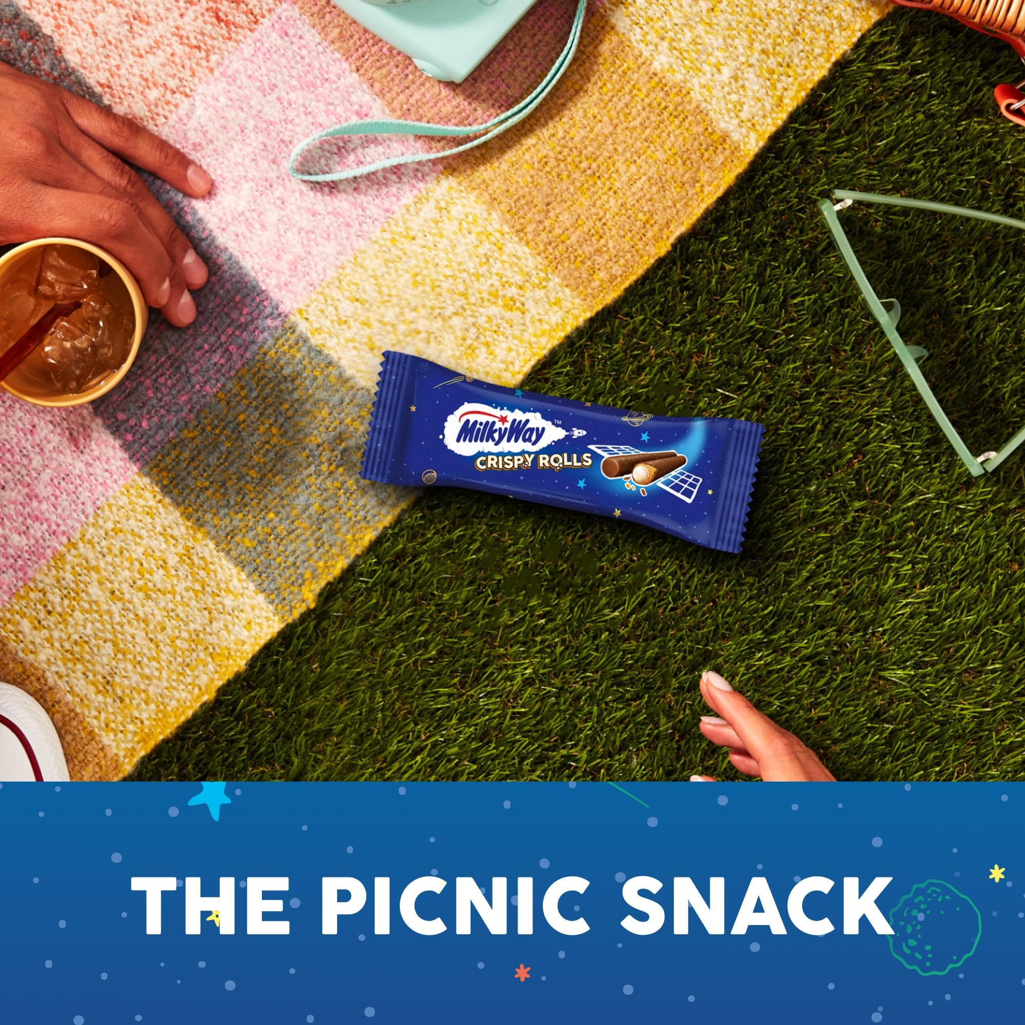 Milky Way Crispy Rolls Milk Chocolate Biscuit Snack Bar - 24 Pack of 22.5g Bars 4