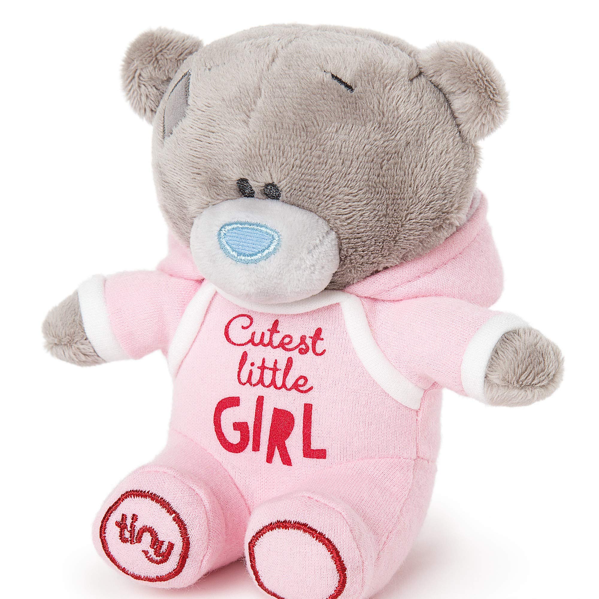 Me To You Tiny Tatty Teddy 'Cutest Little Girl' Bear in Pink Baby Grow | 10cm Stuffed Toy 2