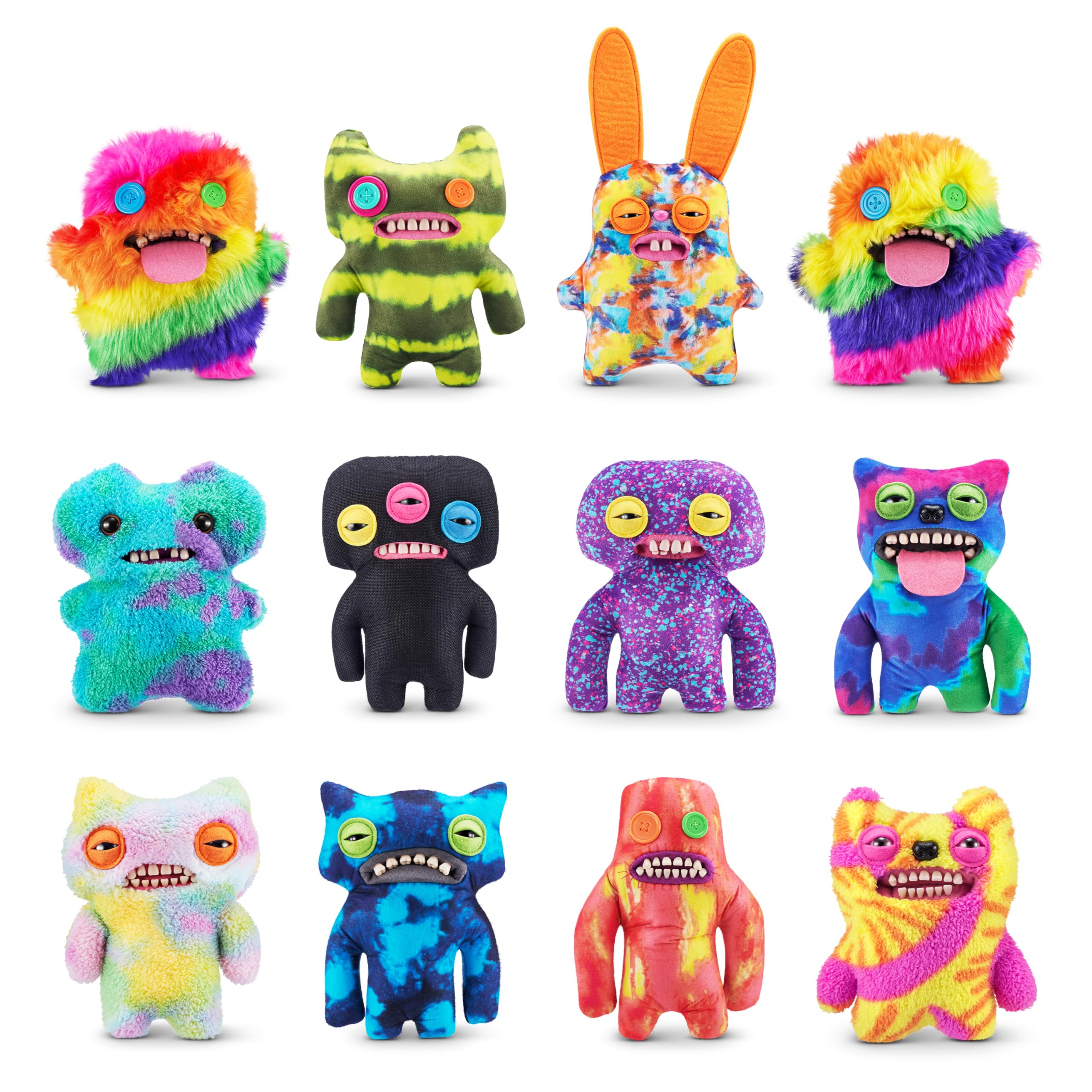 Fuggler Laboratory Misfits Funny Ugly Monster Plush Collectible Indecisive Monster 7