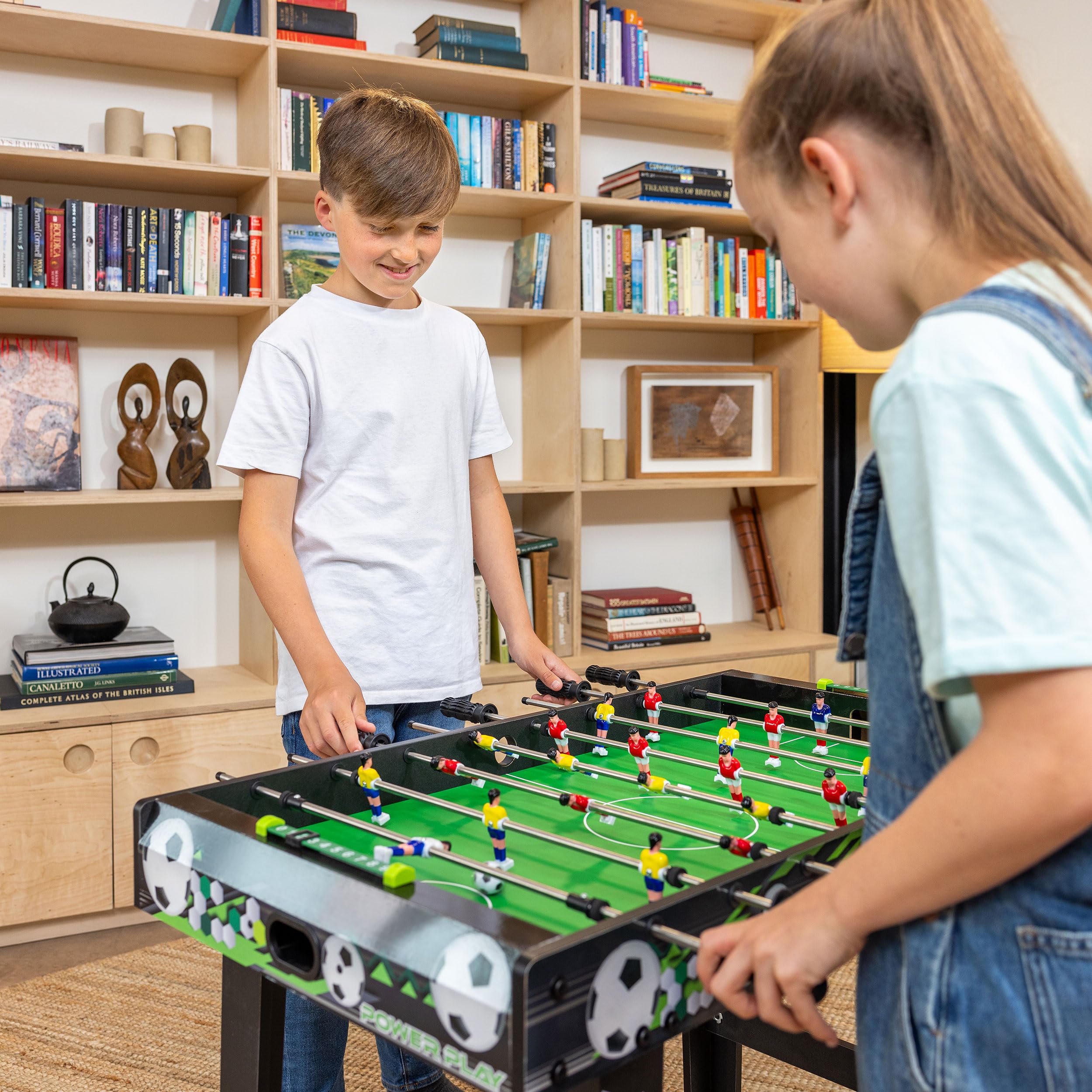 Power Play 3ft Table Football Game | Sturdy Construction | Ages 5+