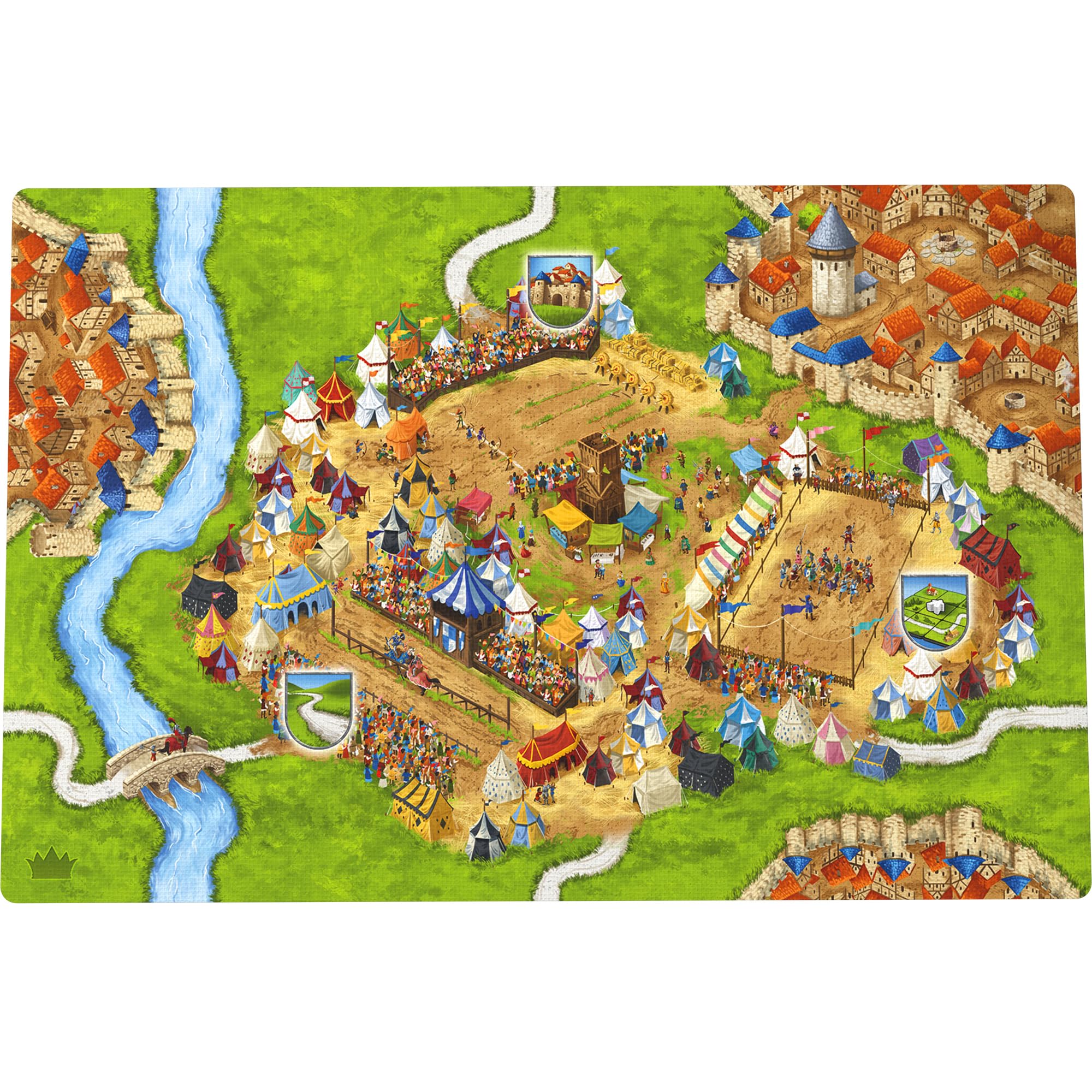 Hans im Glück Carcassonne: Jousts & Crests Expansion 6 Refresh Board Game | 5 Players | Ages 7+ 4